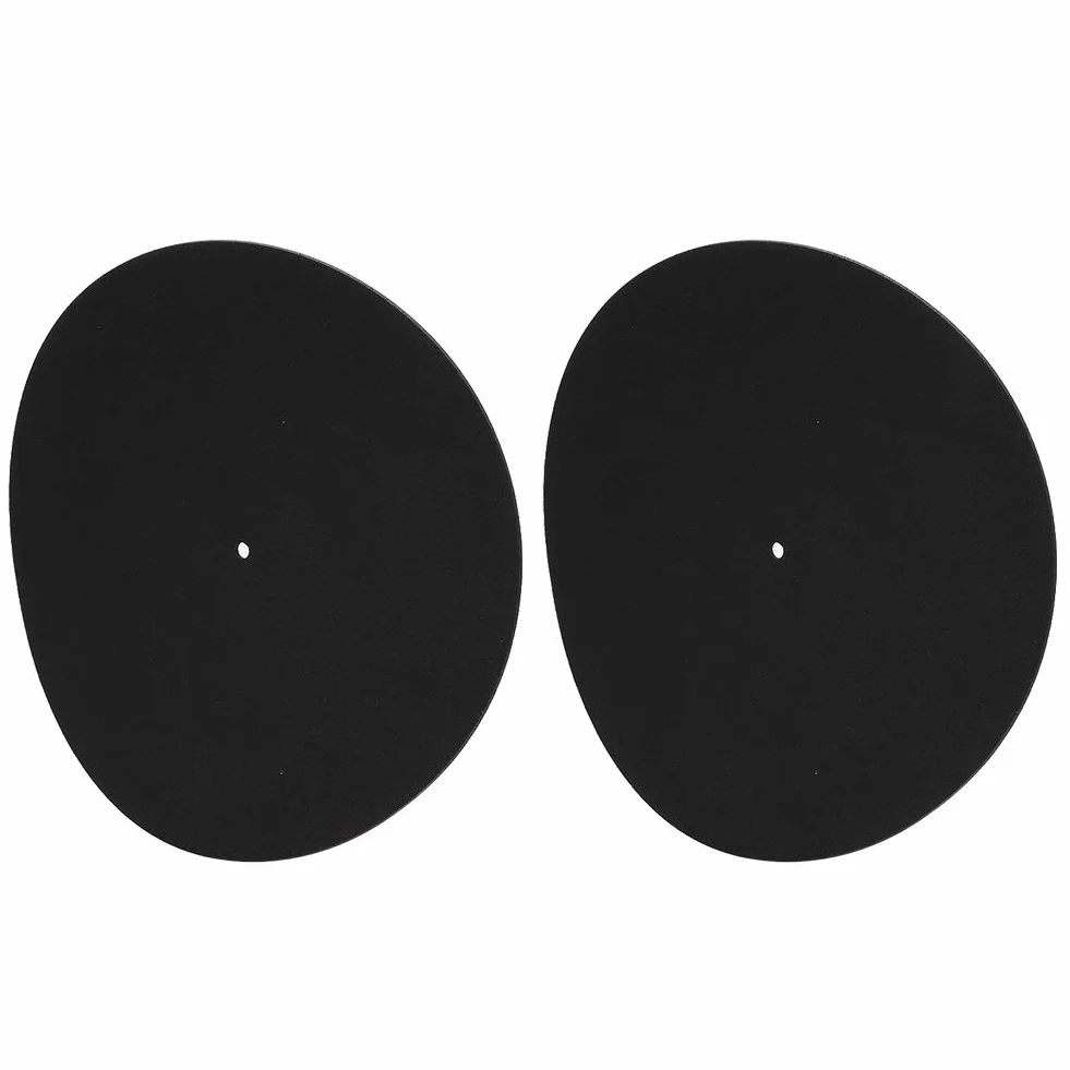 2 szt. 30 cm miękki filc gramofon gramofon mata antypoślizgowa antystatyczna podkładka do nagrywania, ultracienka antystatyczna winylowa gramofon ochronny
