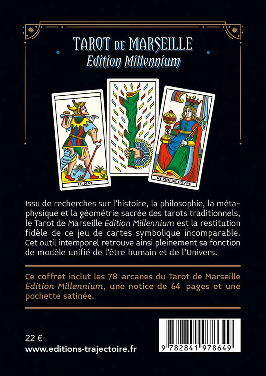 Le Tarot de Marseille édition Millennium: 78 arcanes & la notice