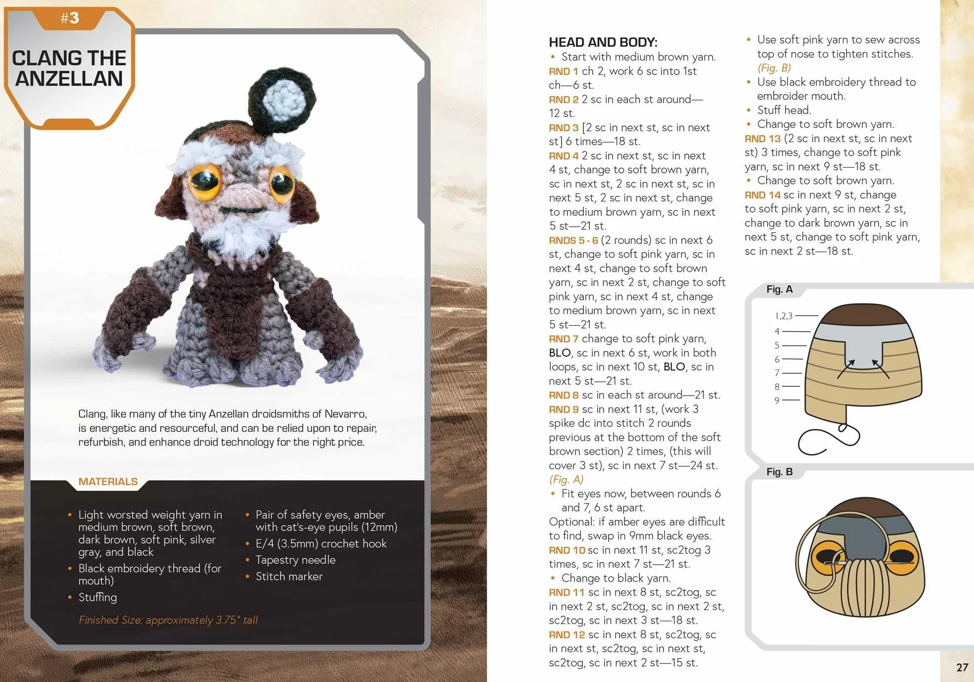 Star Wars The Mandalorian Crochet