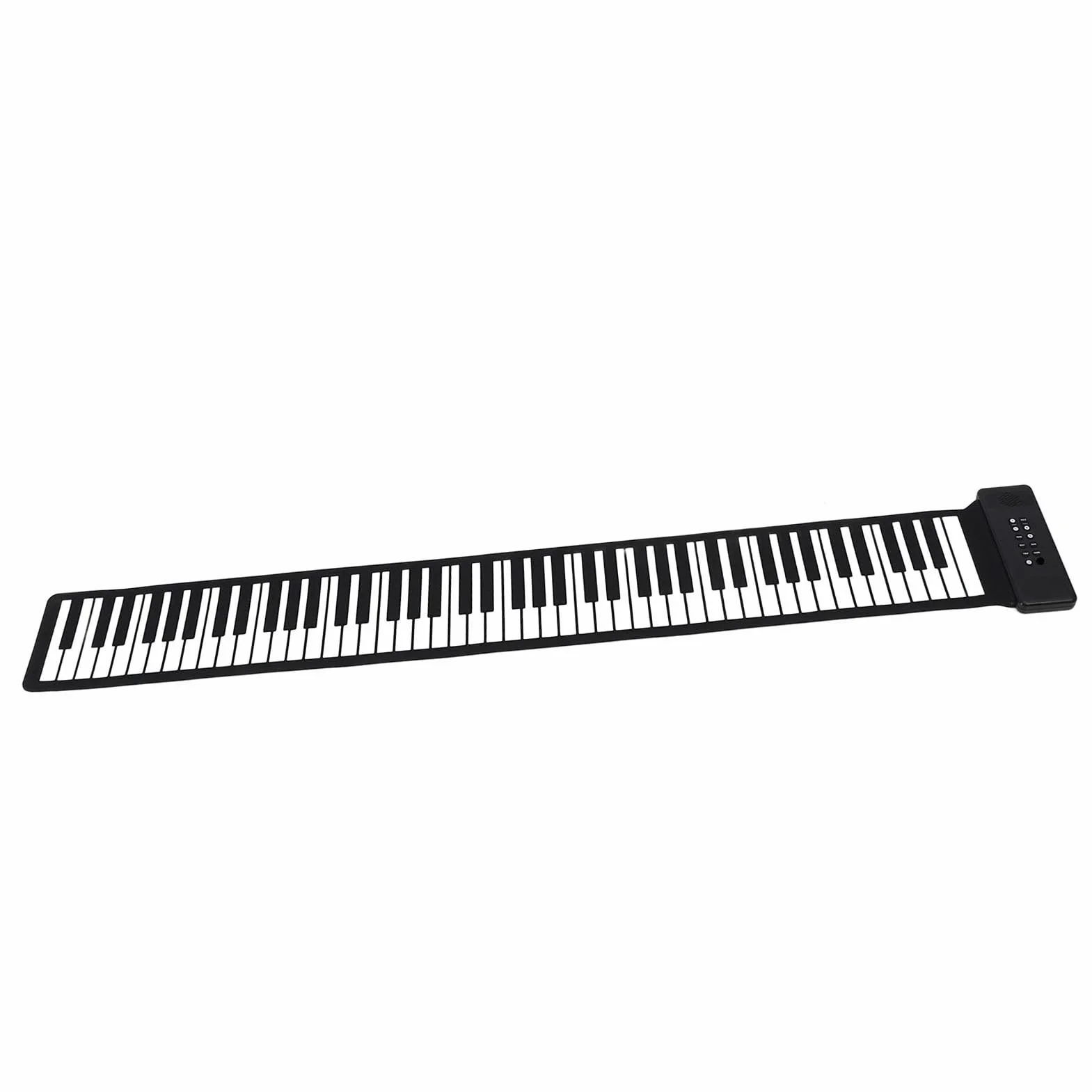 88 Klawiszy Roll Up Piano Keyboard Przenośny Akumulator, Składane Pianino Zwijane, Elastyczna Obudowa, łatwe Przenoszenie, Składana Konstrukcja do Nauczania w Klasie i środowiska