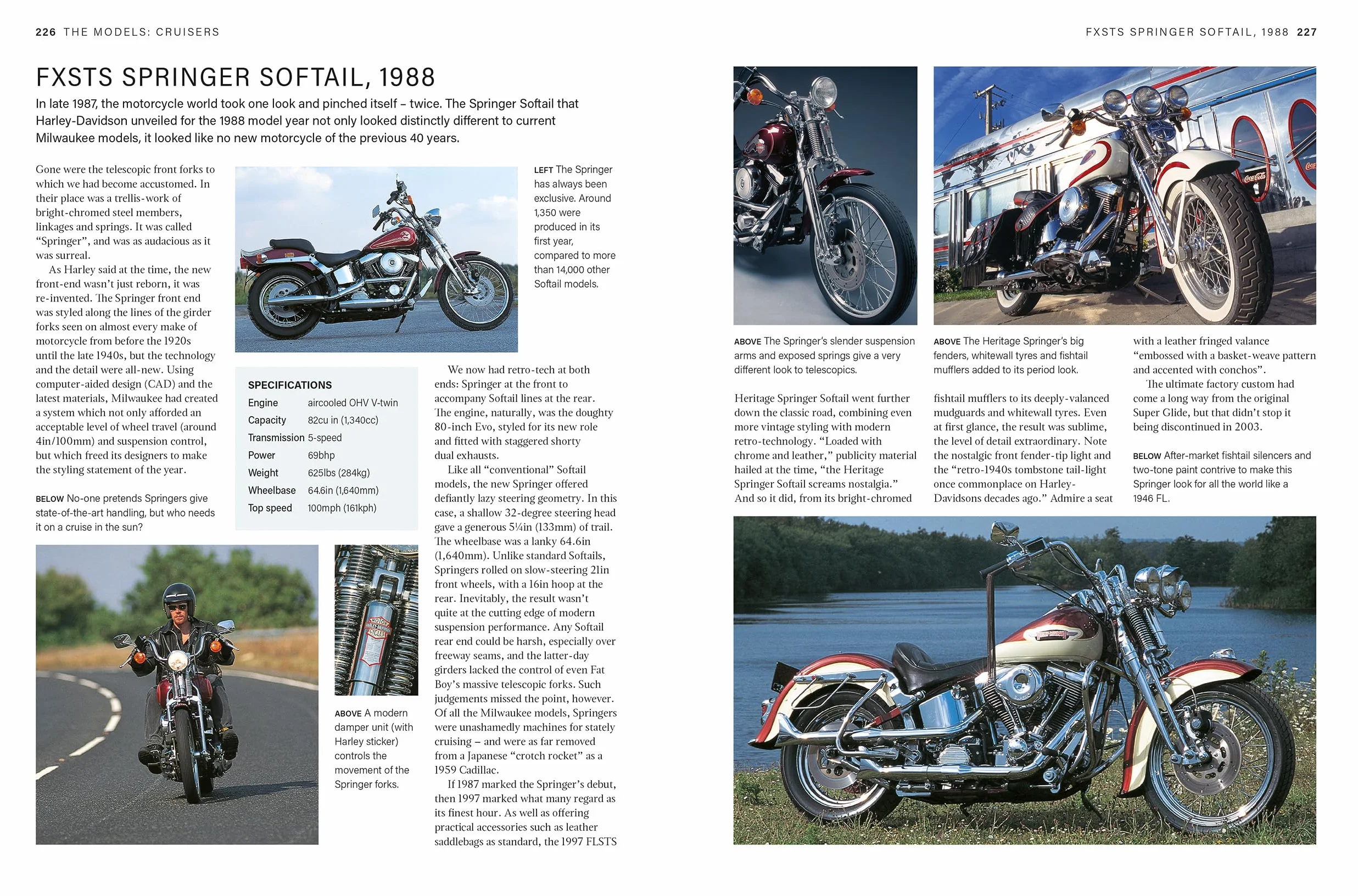 The Illustrated Encyclopedia of Harley Davidson: A Comprehensive Encyclopedia of America's Dream Machine: Developments, Specifications and Design History with 600 Photographs
