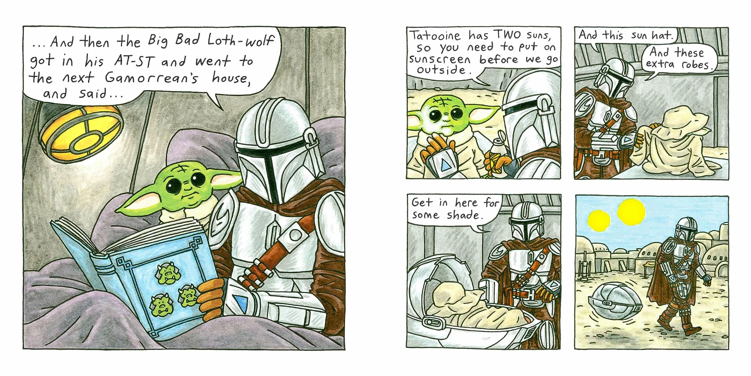 The Mandalorian and Child