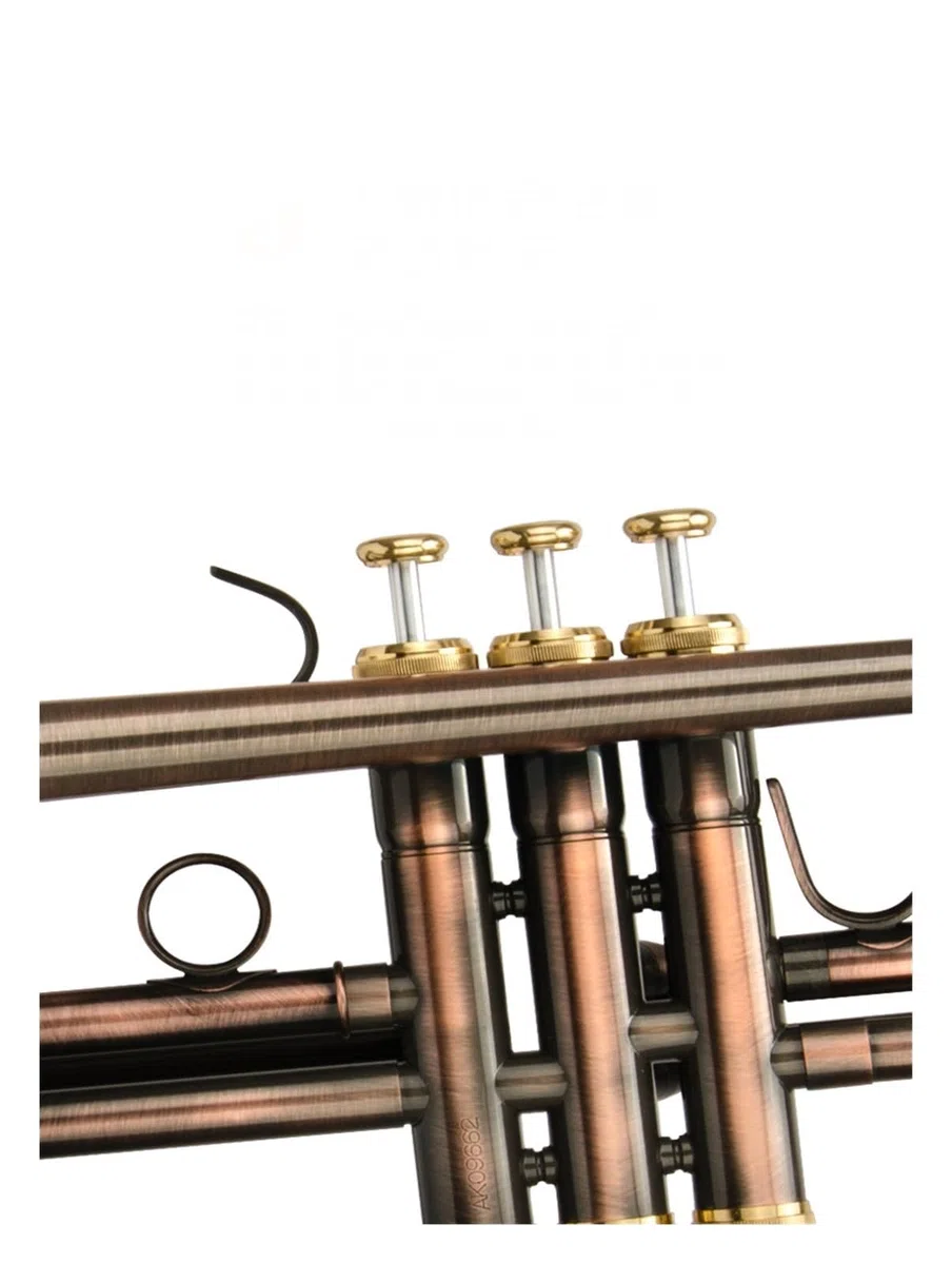trąbka instrument Zabytkowa trąbka w kolorze B-dur trąbka trąbkowa