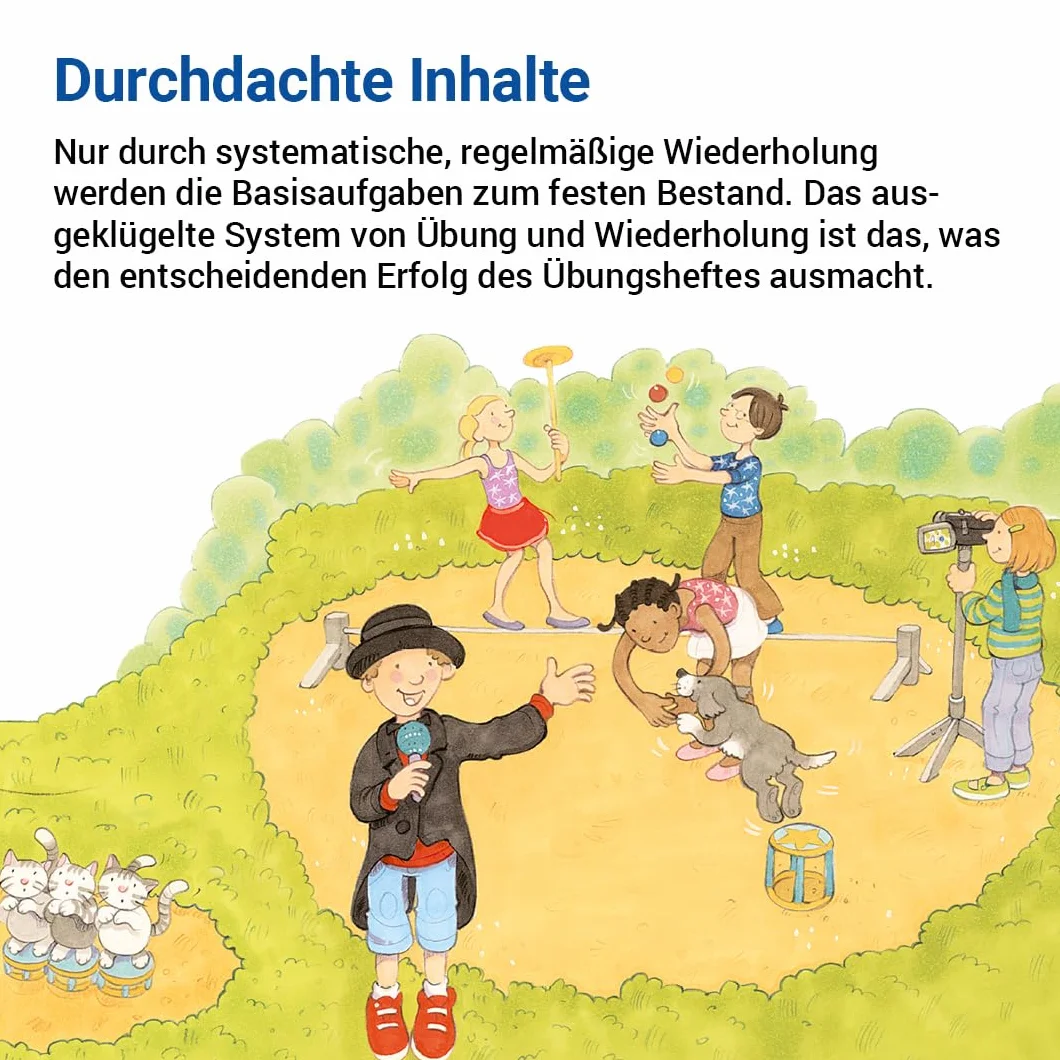 Das Übungsheft Deutsch 4: Rechtschreib- und Grammatiktraining für Klasse 1 bis 4. Mit Stickerbogen und Lösungsbeilage