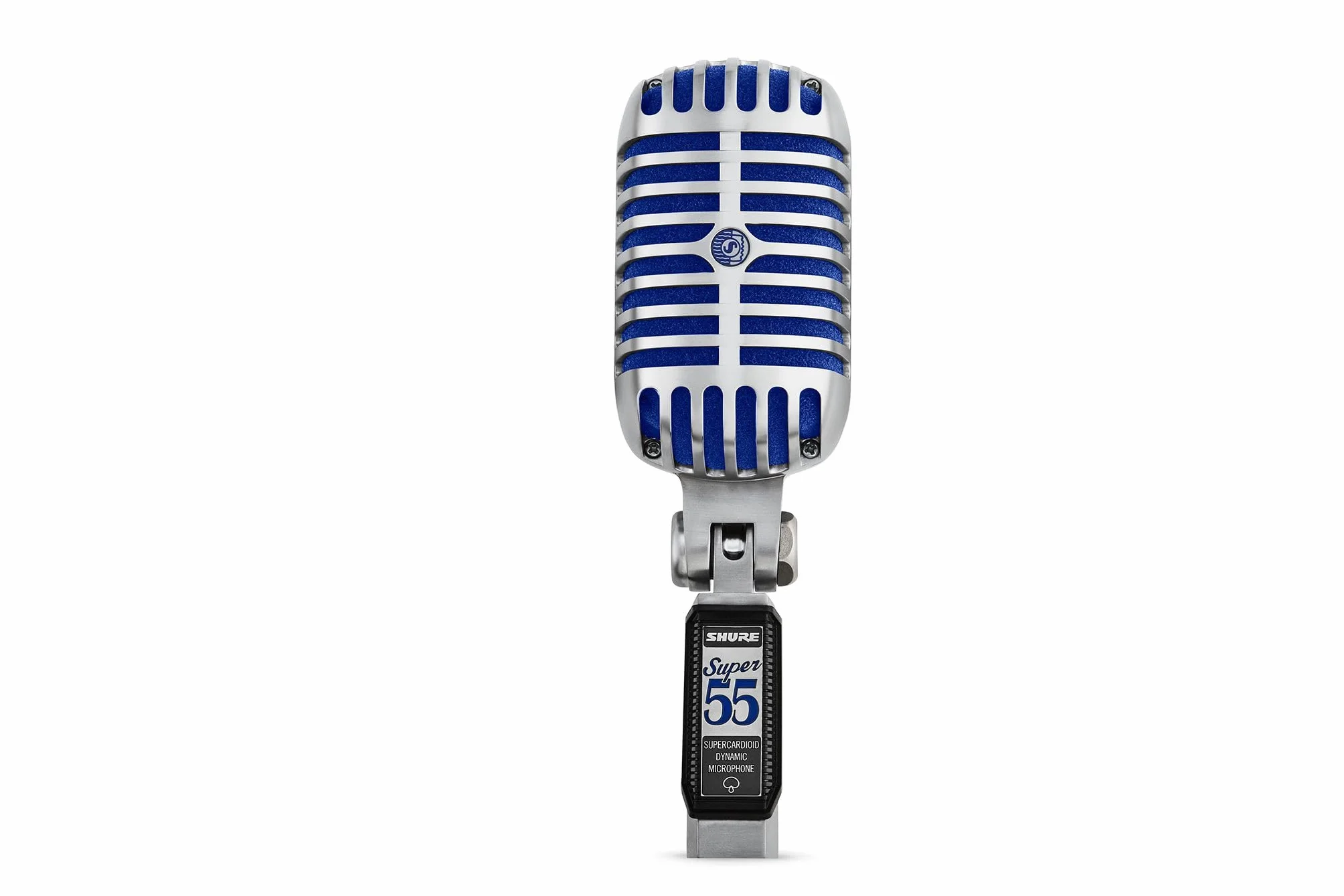 Shure Super 55 Deluxe Mikrofon wokalny - klasyczny kardioidalny dynamiczny mikrofon, kultowy wygląd, klasyczny dźwięk