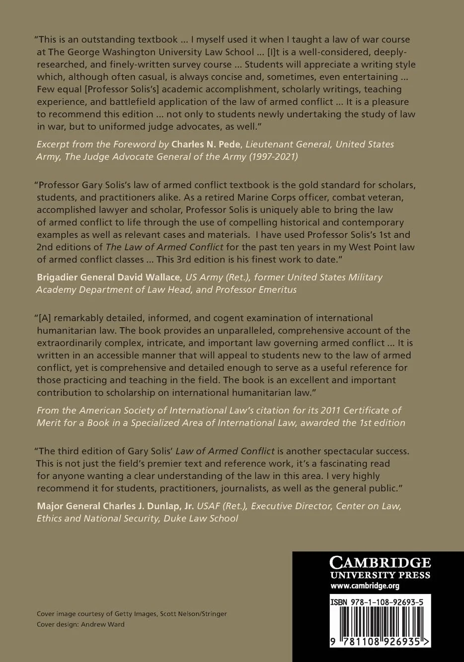 The Law of Armed Conflict: International Humanitarian Law in War