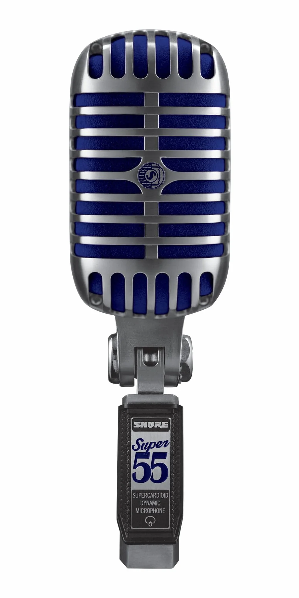 Shure Super 55 Deluxe Mikrofon wokalny - klasyczny kardioidalny dynamiczny mikrofon, kultowy wygląd, klasyczny dźwięk
