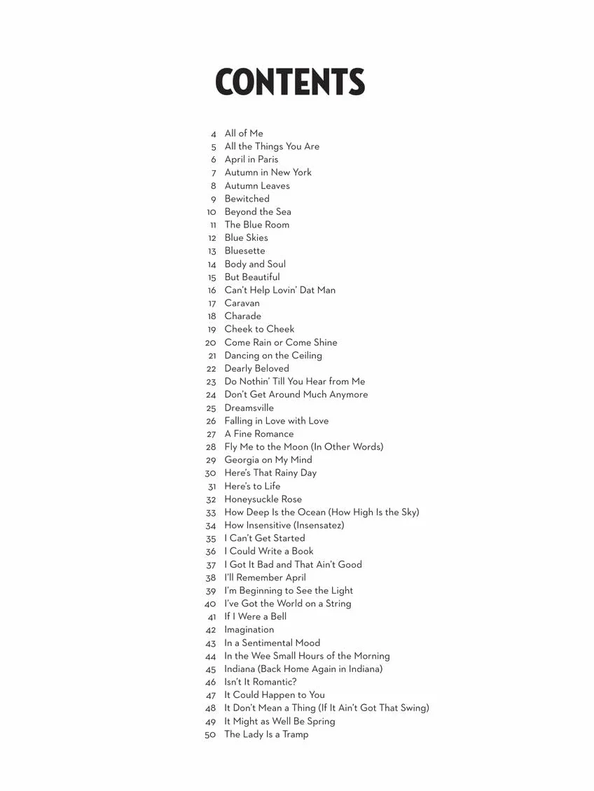 101 Jazz Songs for Clarinet