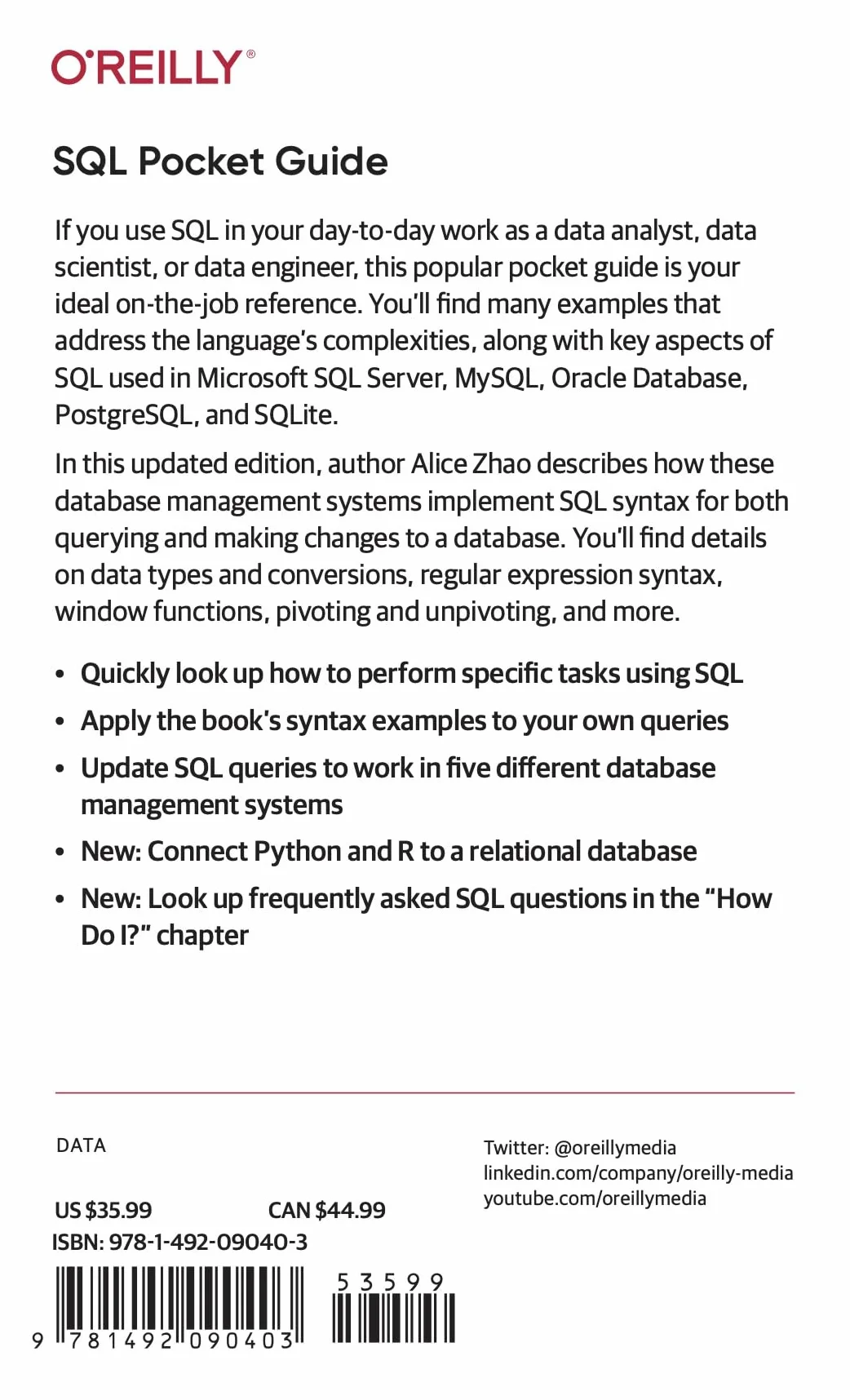 SQL Pocket Guide: A Guide to SQL Usage