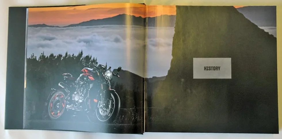 Mv Agusta motorcycle art. The new era