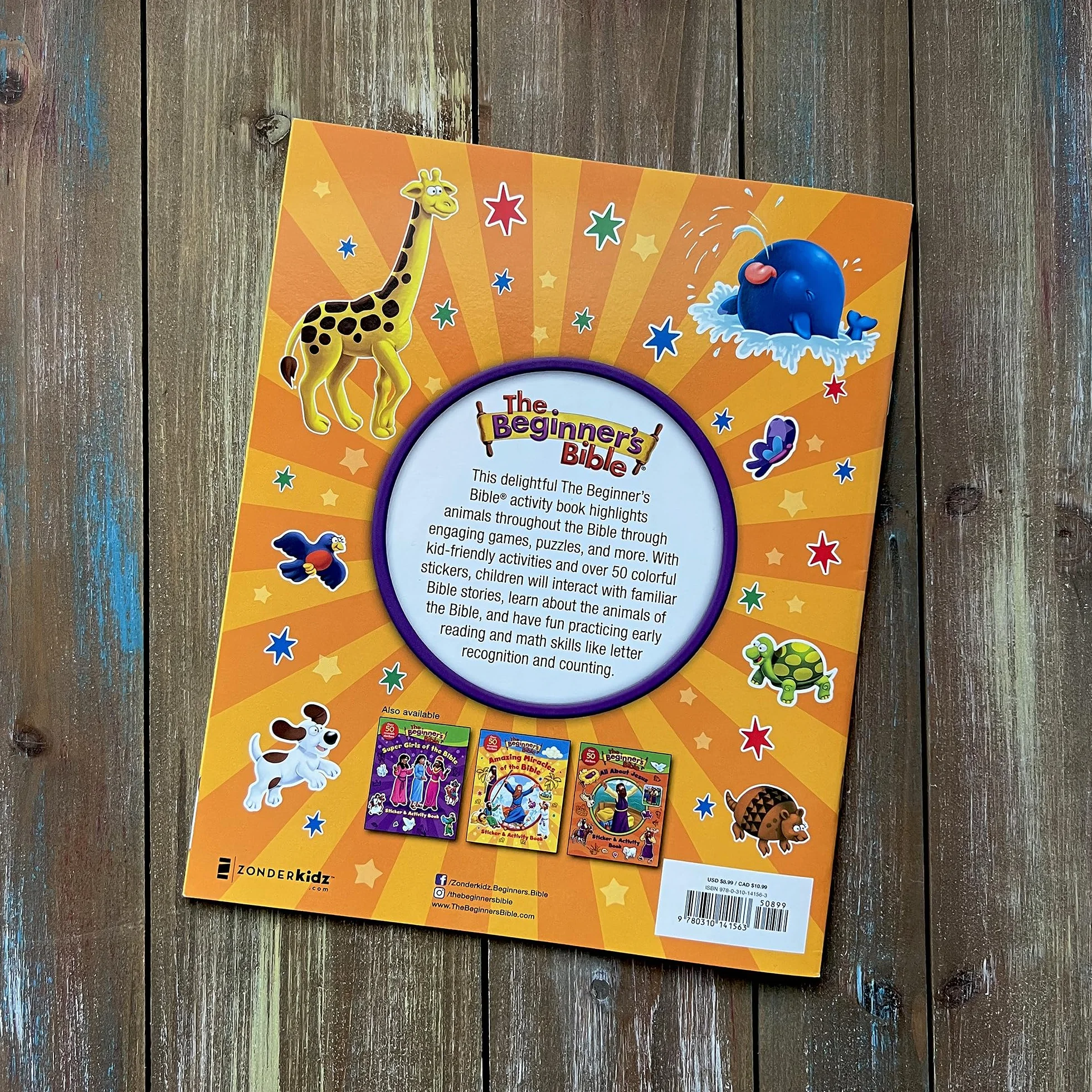 The Beginner's Bible Animals of the Bible Sticker and Activity Book