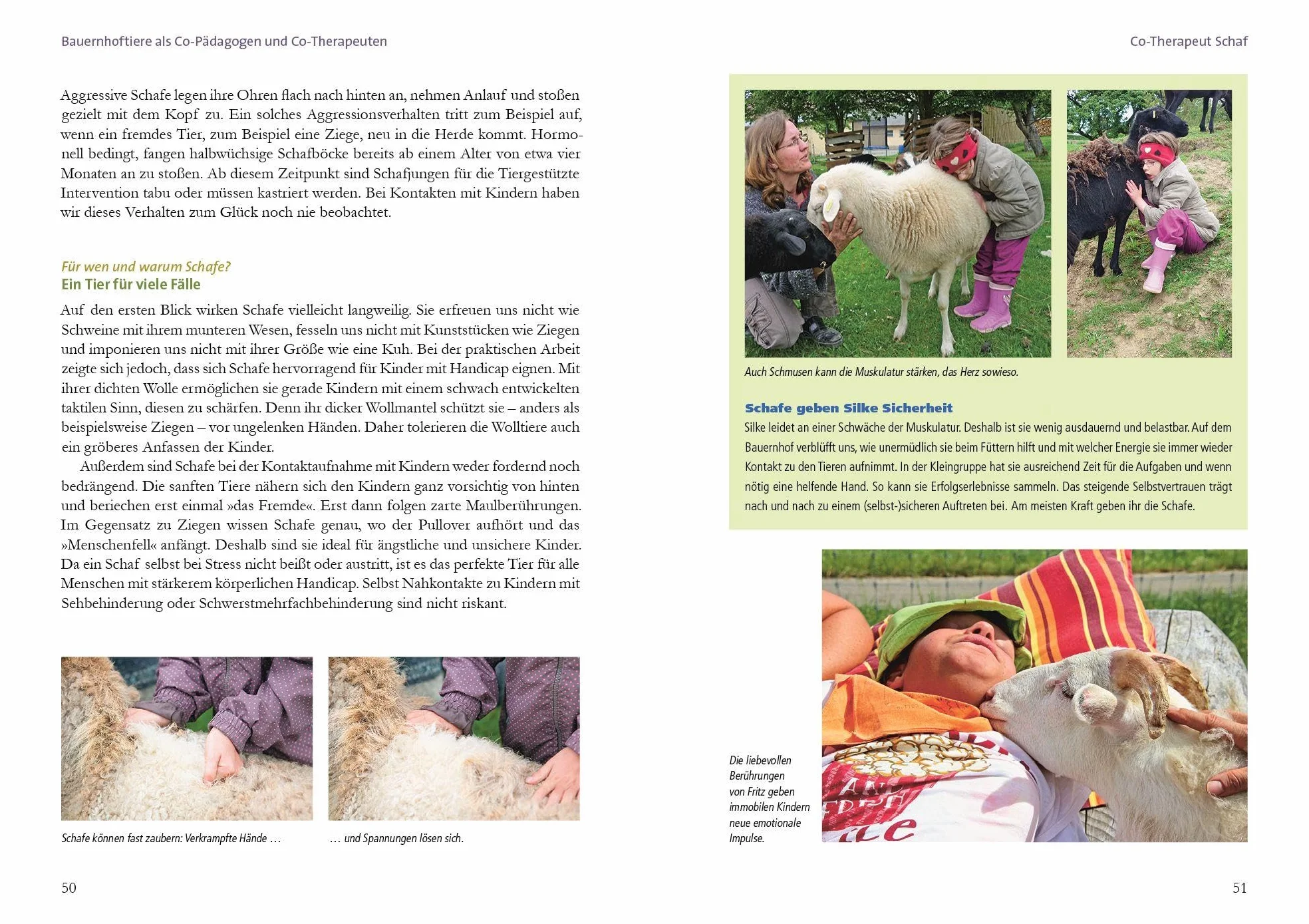 Bauernhoftiere bewegen Kinder: Tiergestützte Therapie und Pädagogik mit Schaf, Kuh und Co. - ganz praktisch