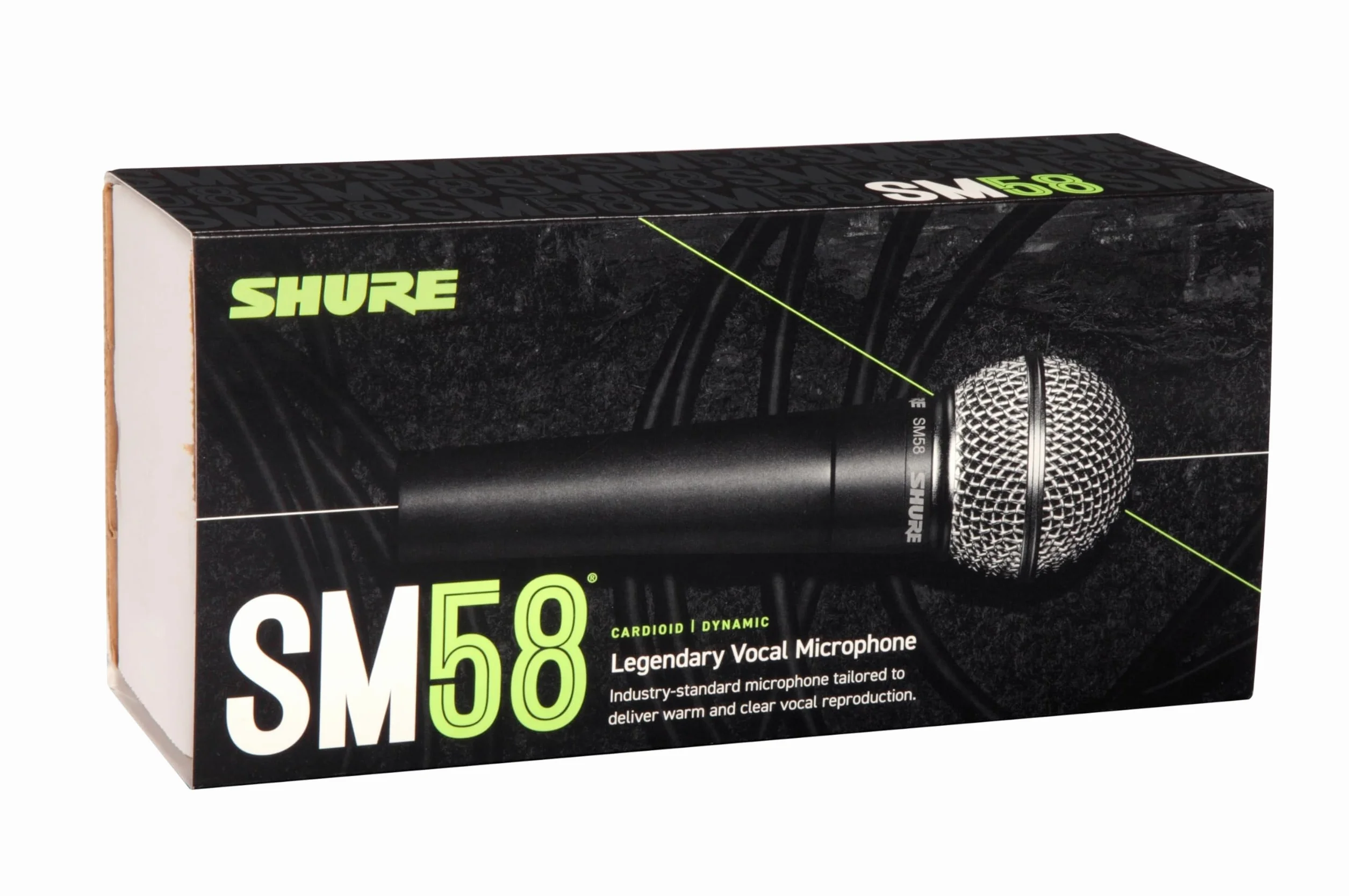 Shure SM58SE Dynamiczny mikrofon wokalny z przełącznikiem ON/OFT, wbudowany filtr pop, klips A25D, torba do przechowywania, 3-pinowe złącze XLR (SM58S)