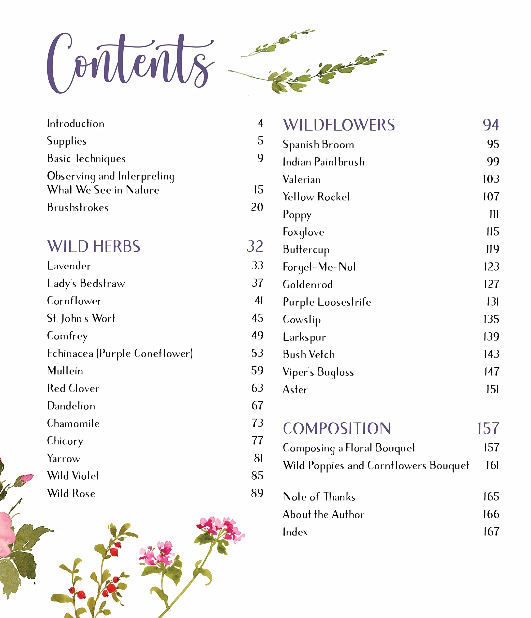 Wildflower Watercolor: The Beginner's Guide to Painting Beautiful Florals