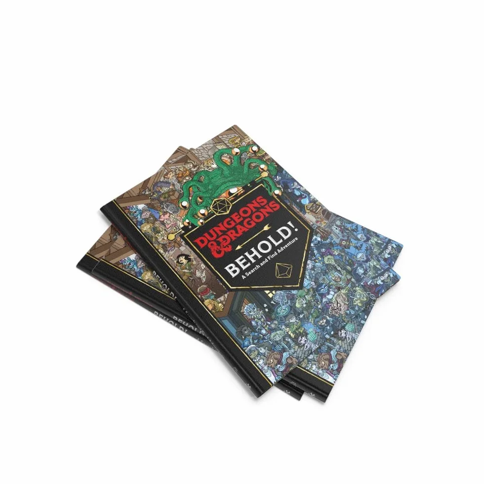 Dungeons & Dragons Behold! A Search and Find Adventure: An official gift for kids, adults, and fans of D&D and fantasy role play games