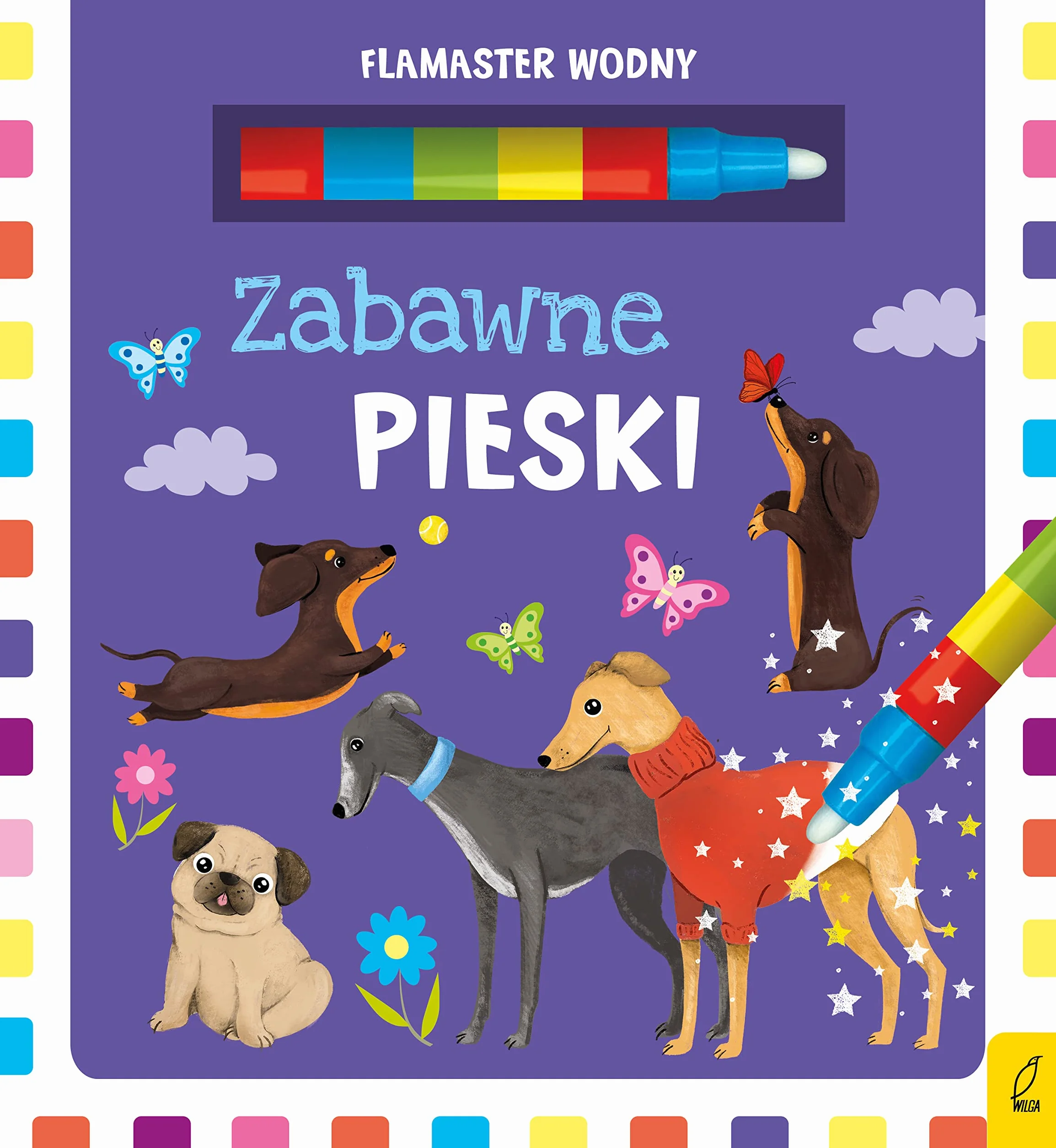 FLAMASTER WODNY. ZABAWNE PIESKI