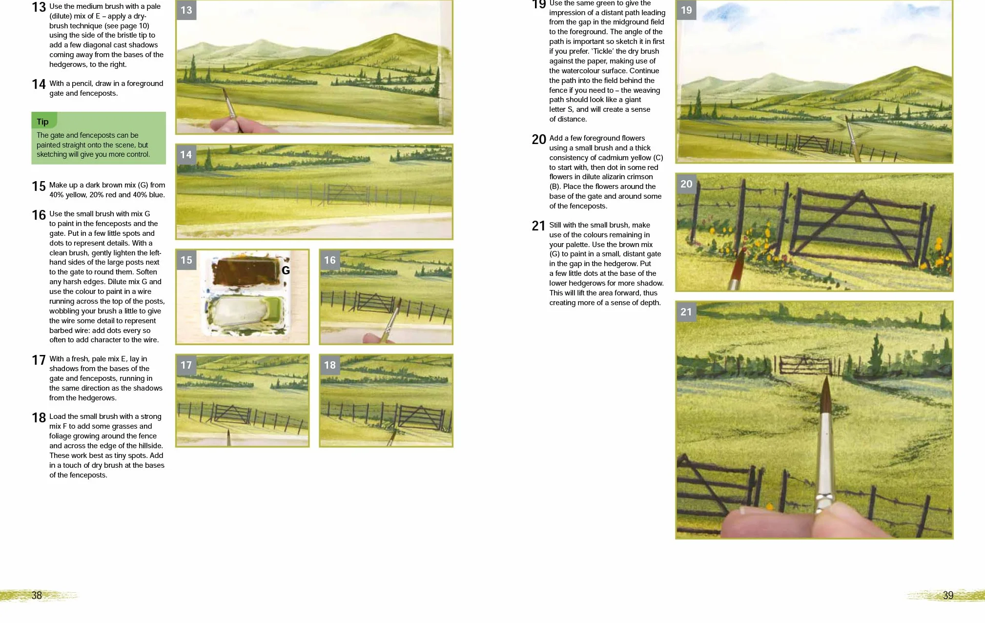 Take Three Colours: Mountains in Watercolour: Start to Paint with 3 Colours, 3 Brushes and 9 Easy Projects