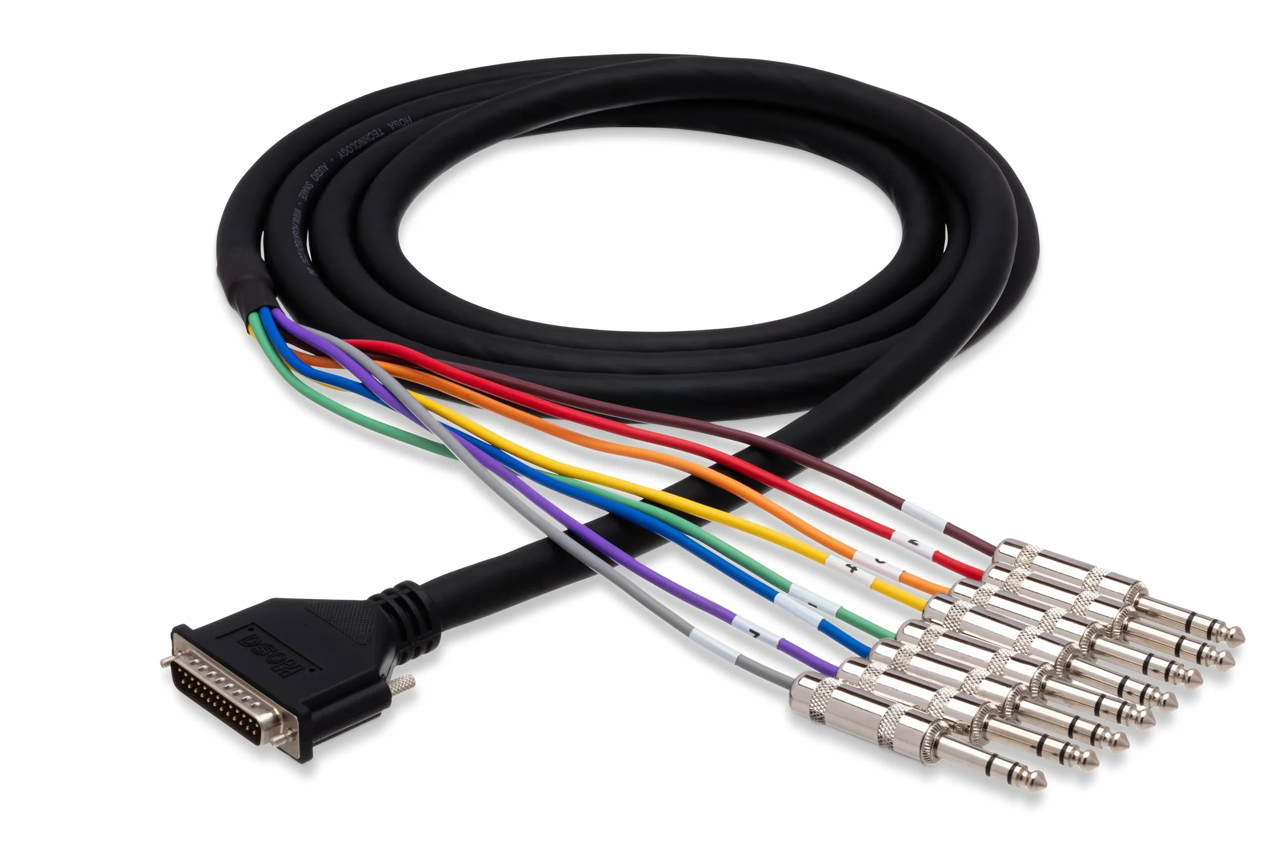 HosaTech DTP-802 2 m DB25 do 1/4" TRS zbalansowany kabel wąż