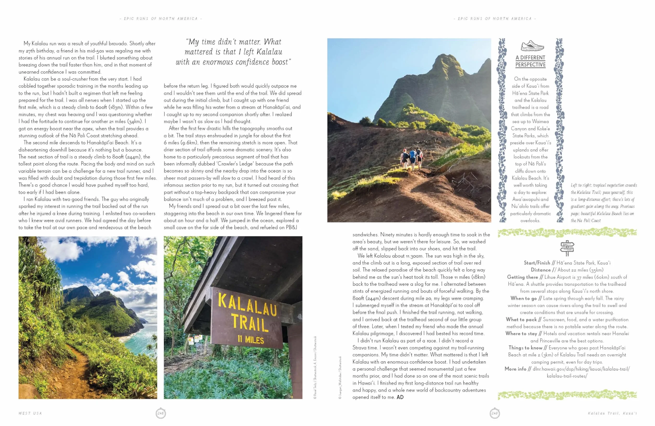 Epic Runs of North America 1ed -anglais-: 200 Thrilling Routes & Trails | Expert Travel Tips & Maps | Easy & Challenging Adventures | Running Stories from Athletes