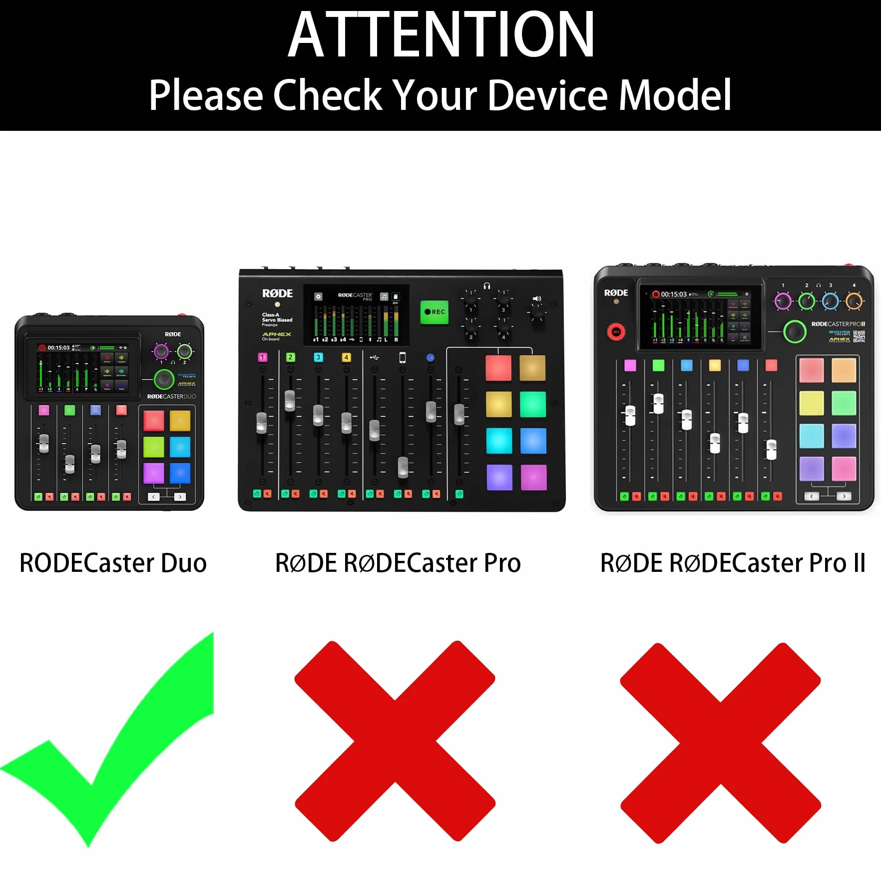 Khanka Twardy futerał do przenoszenia kompatybilny z RØDECaster Pro II All-in-One Production, ochronny pokrowiec podróżny do RØDE Caster Pro II, Czarny, Duo, Klasyczny