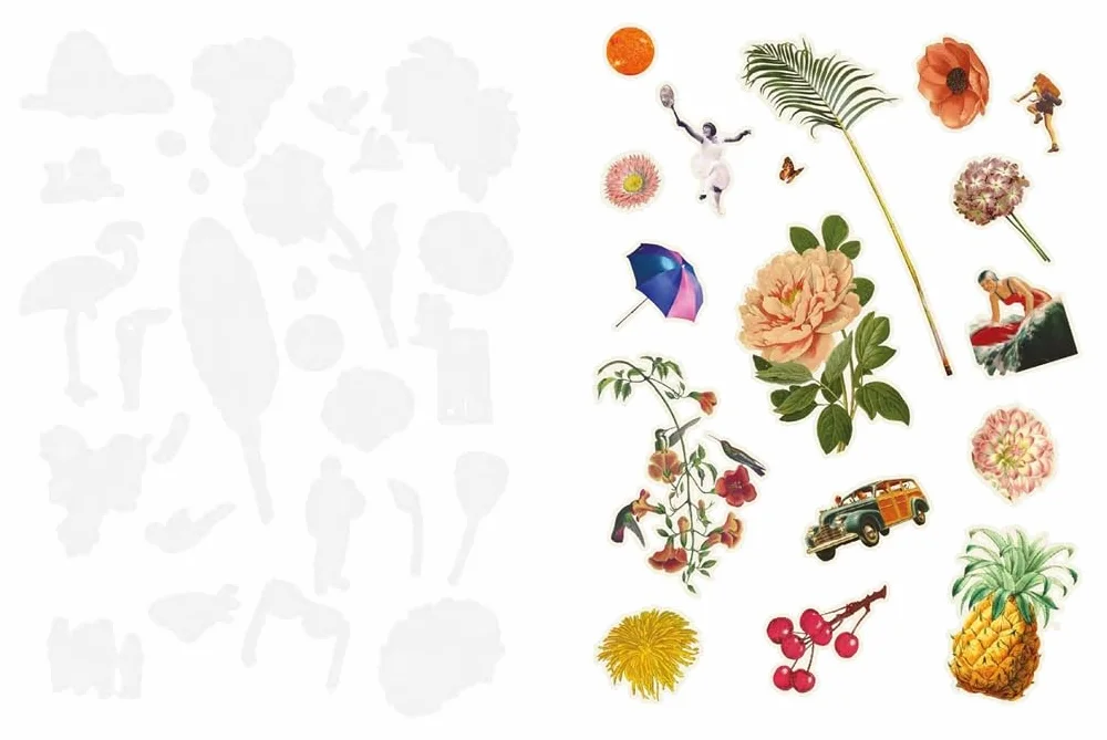 Four Seasons Collage Kit /anglais: Create Four Elegant Collages with the Images in This Surprising Kit