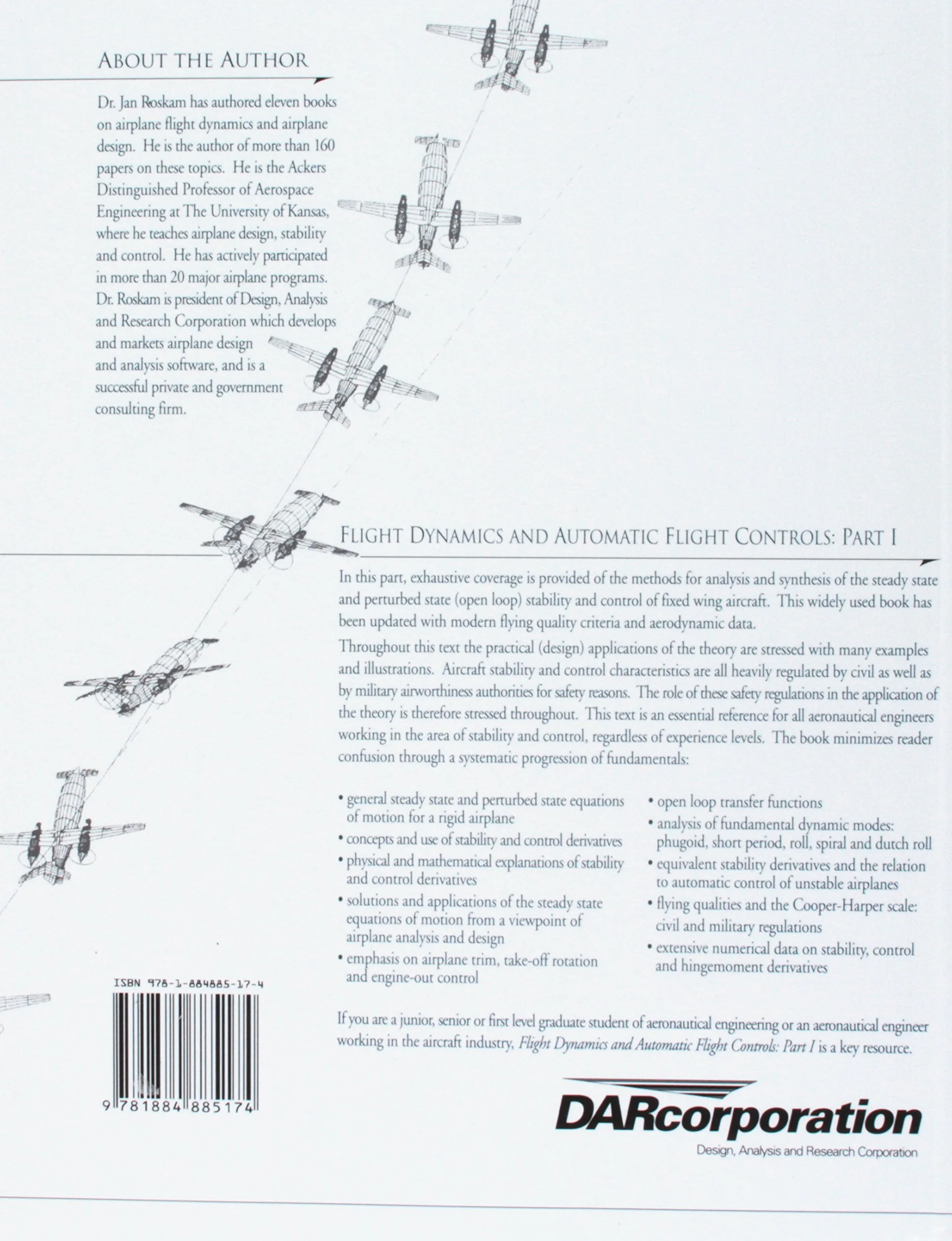 Airplane Flight Dynamics & Automatic Flight Controls: Part I