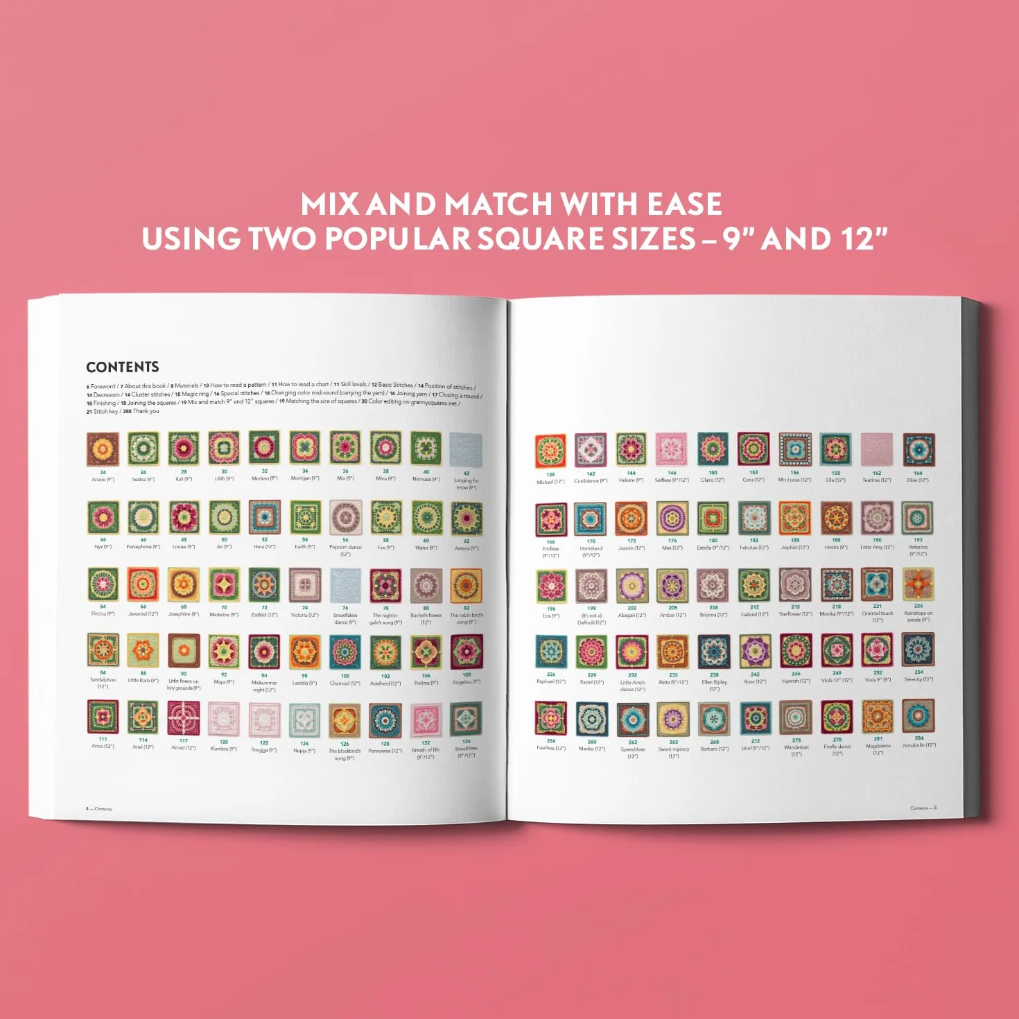 100 Vibrant Granny Squares: Your Go-To Source for Mix & Match Motifs
