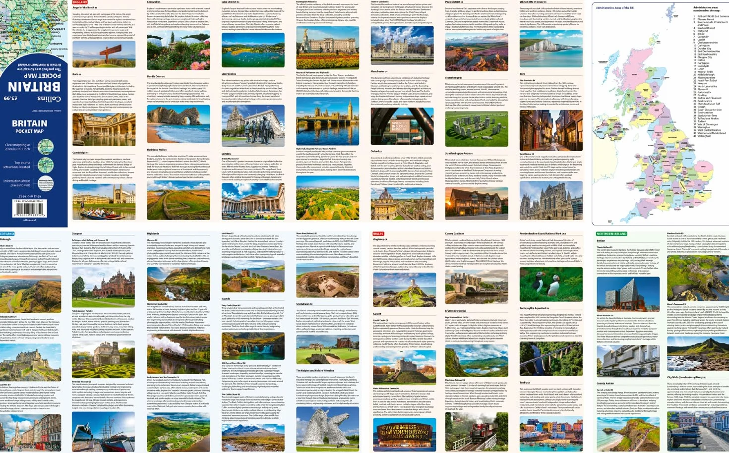 Britain Pocket Map: The perfect way to explore Britain