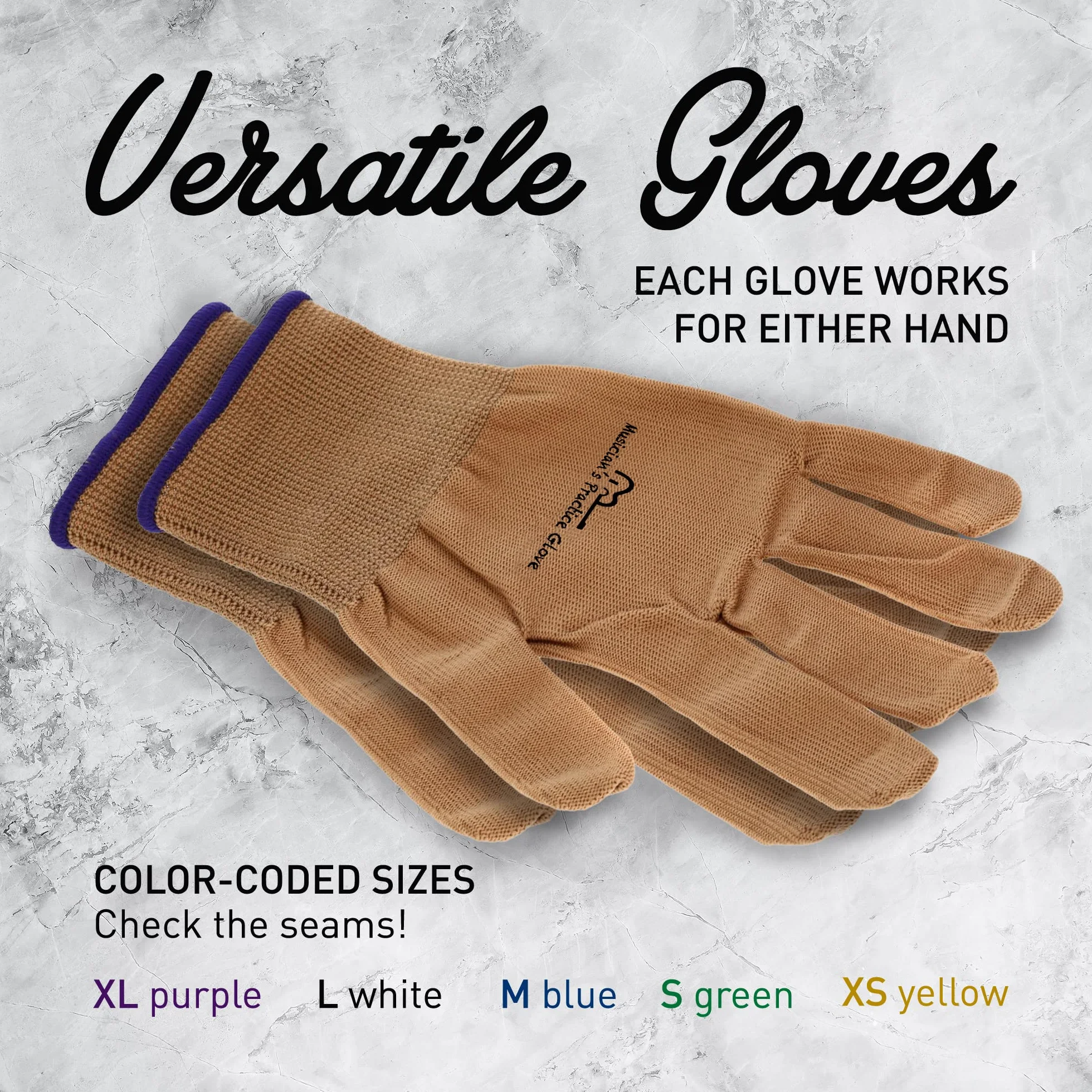 Musician’s Practice Glove – 2 sztuki rękawiczek gitarowych dla mężczyzn i kobiet, ochraniacze na końcówki palców do gry na instrumentach strunowych, problemy z dłońmi i nie tylko, cienkie nylonowe