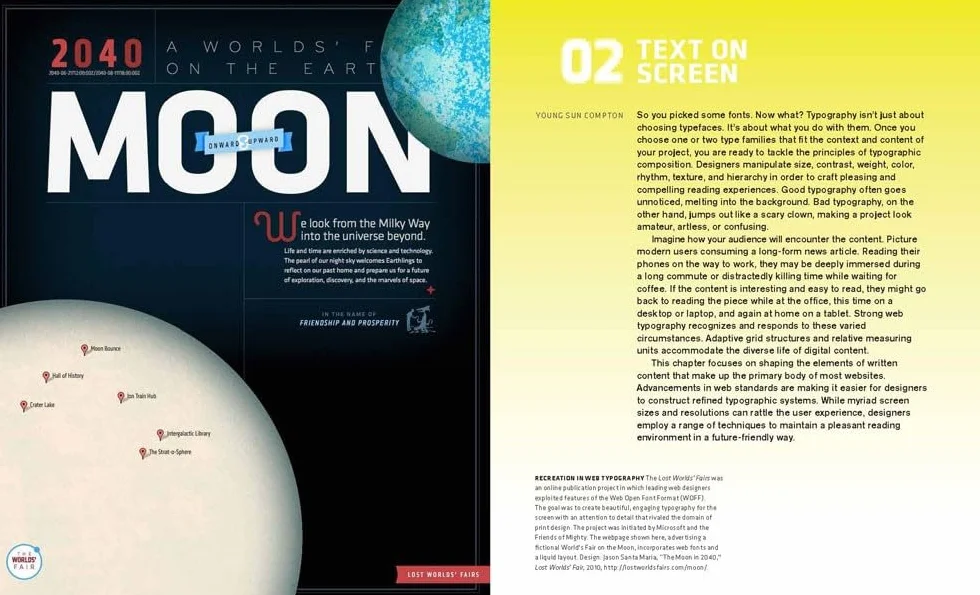 Type on Screen /anglais: New Typographic Systems