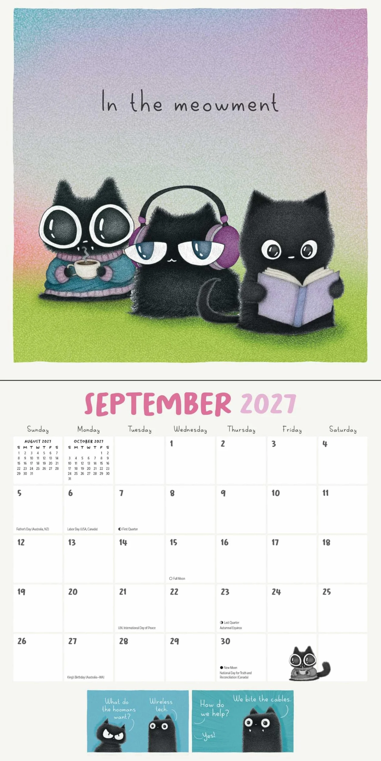 A Year of Purrs 2027 Wall Calendar