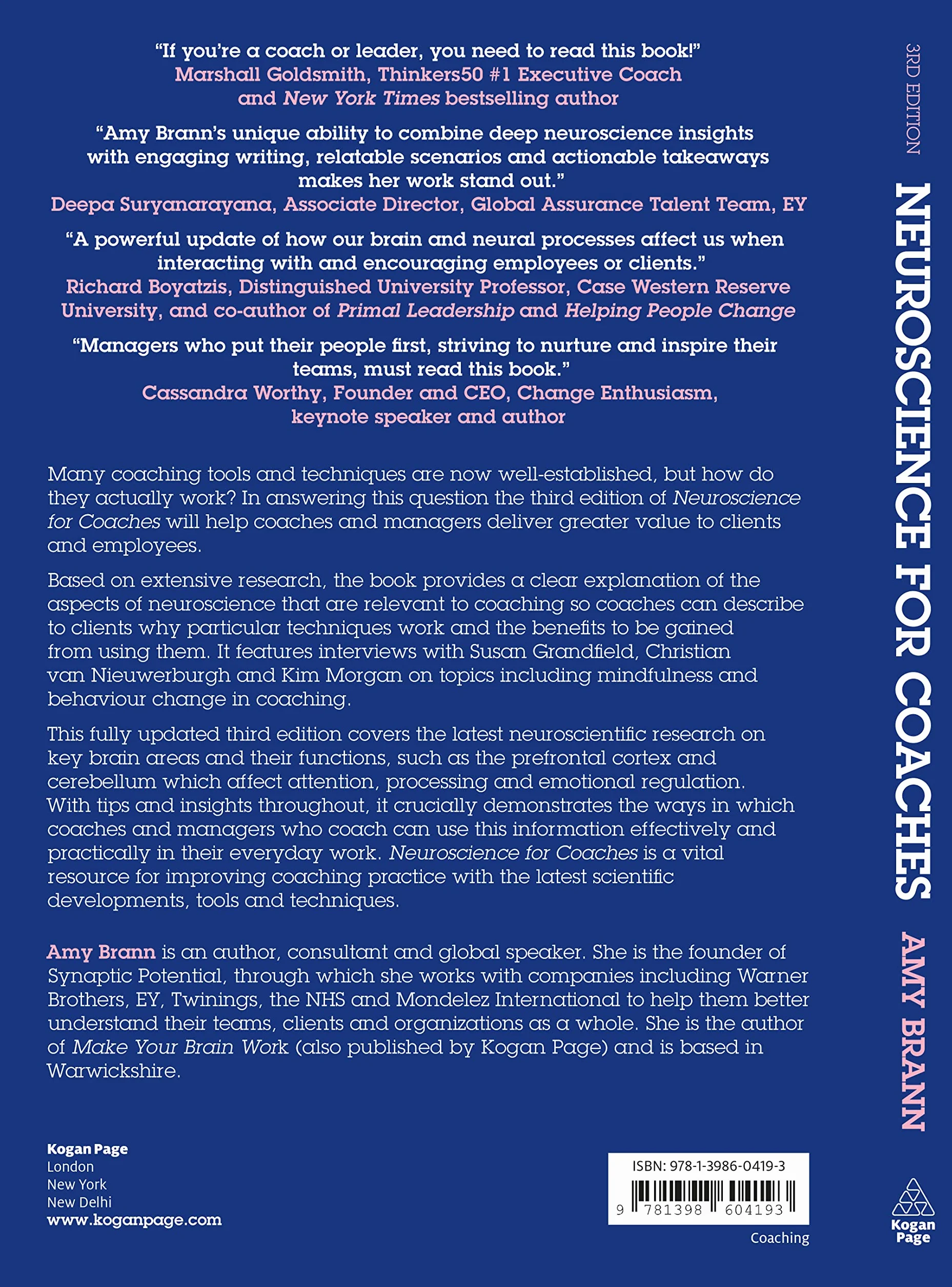 Neuroscience for Coaches: How Coaches and Managers Can Use the Latest Insights to Benefit Clients and Teams