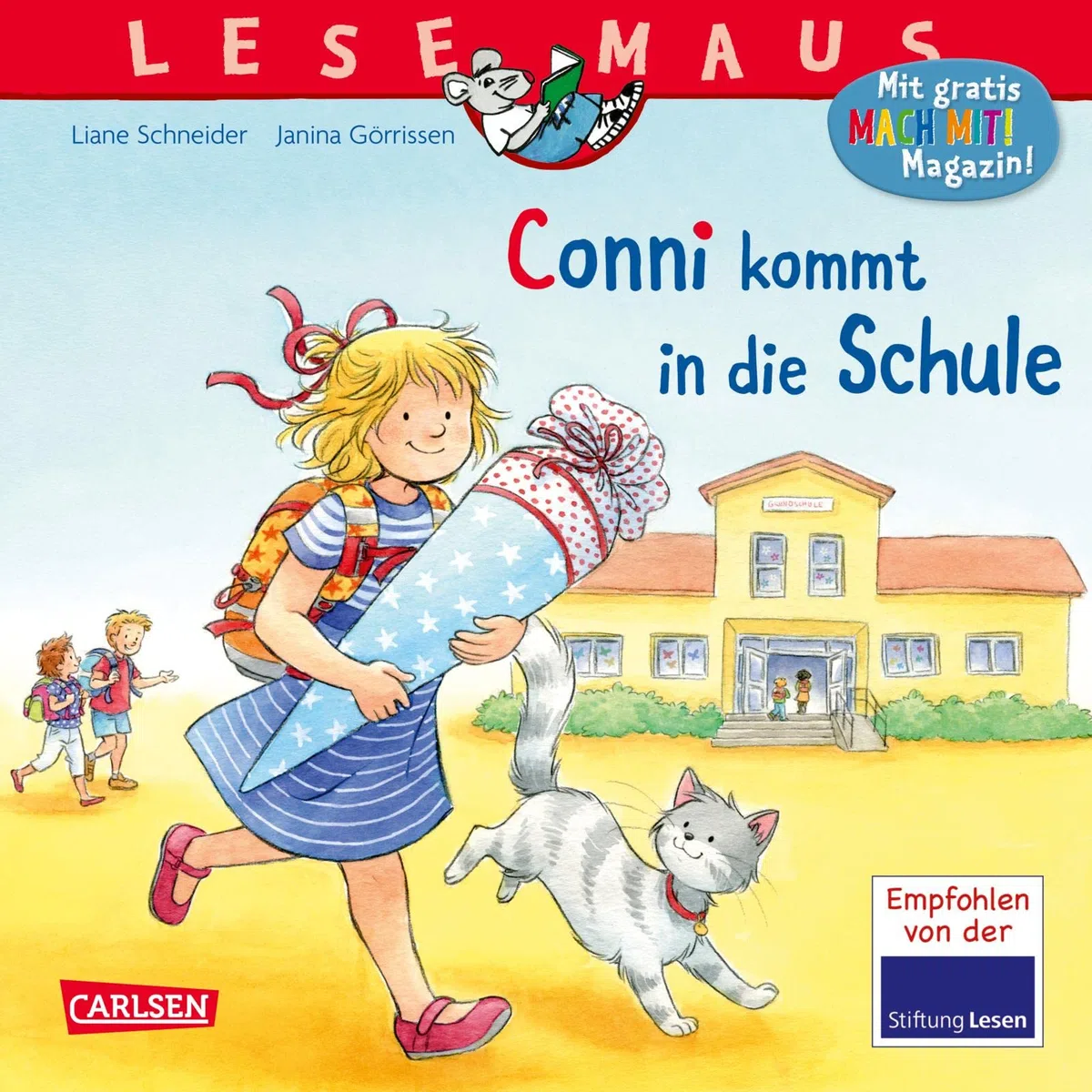 LESEMAUS 101: Conni kommt in die Schule: Kleines Bilderbuch für Vorschulkinder