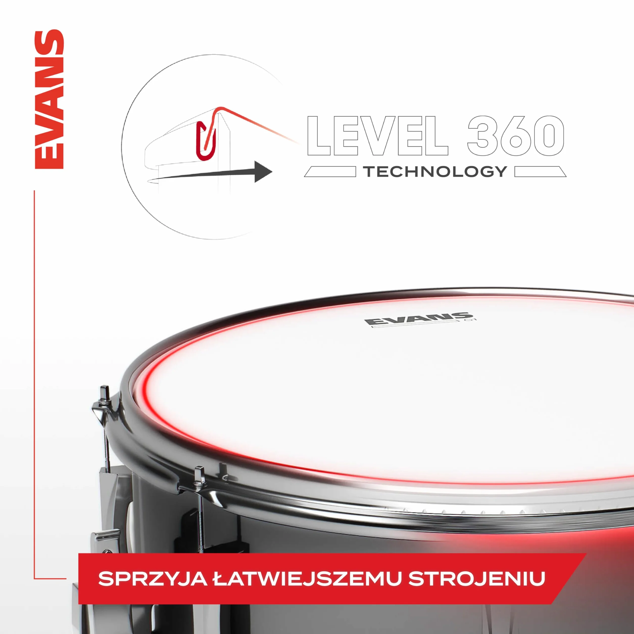 Evans Głowice perkusyjne - G2 Coated Rock Tompack (10, 12, 16 cali)