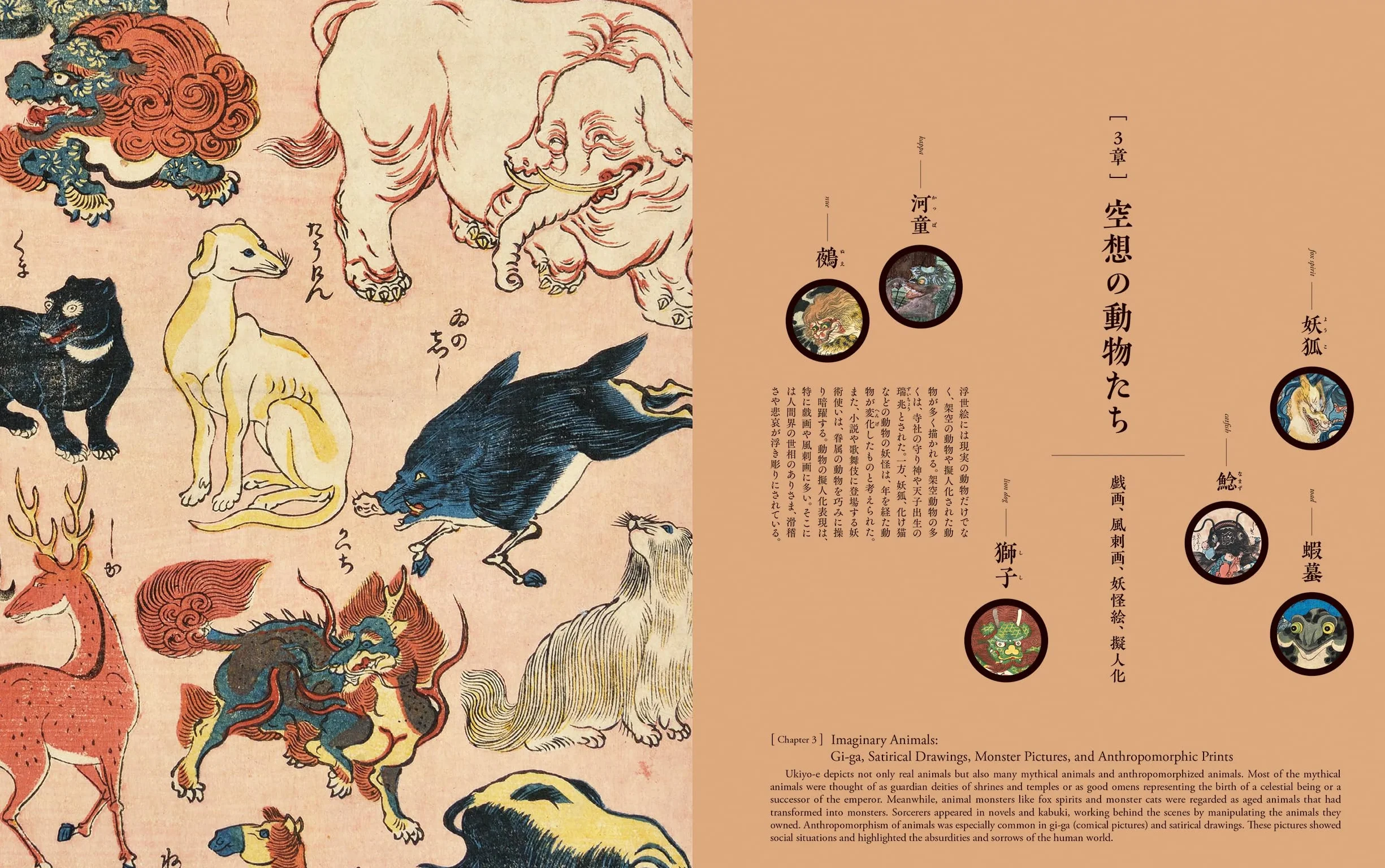 Marvelous Menagerie Animals In Ukiyo-e Masterpieces /anglais/japonais