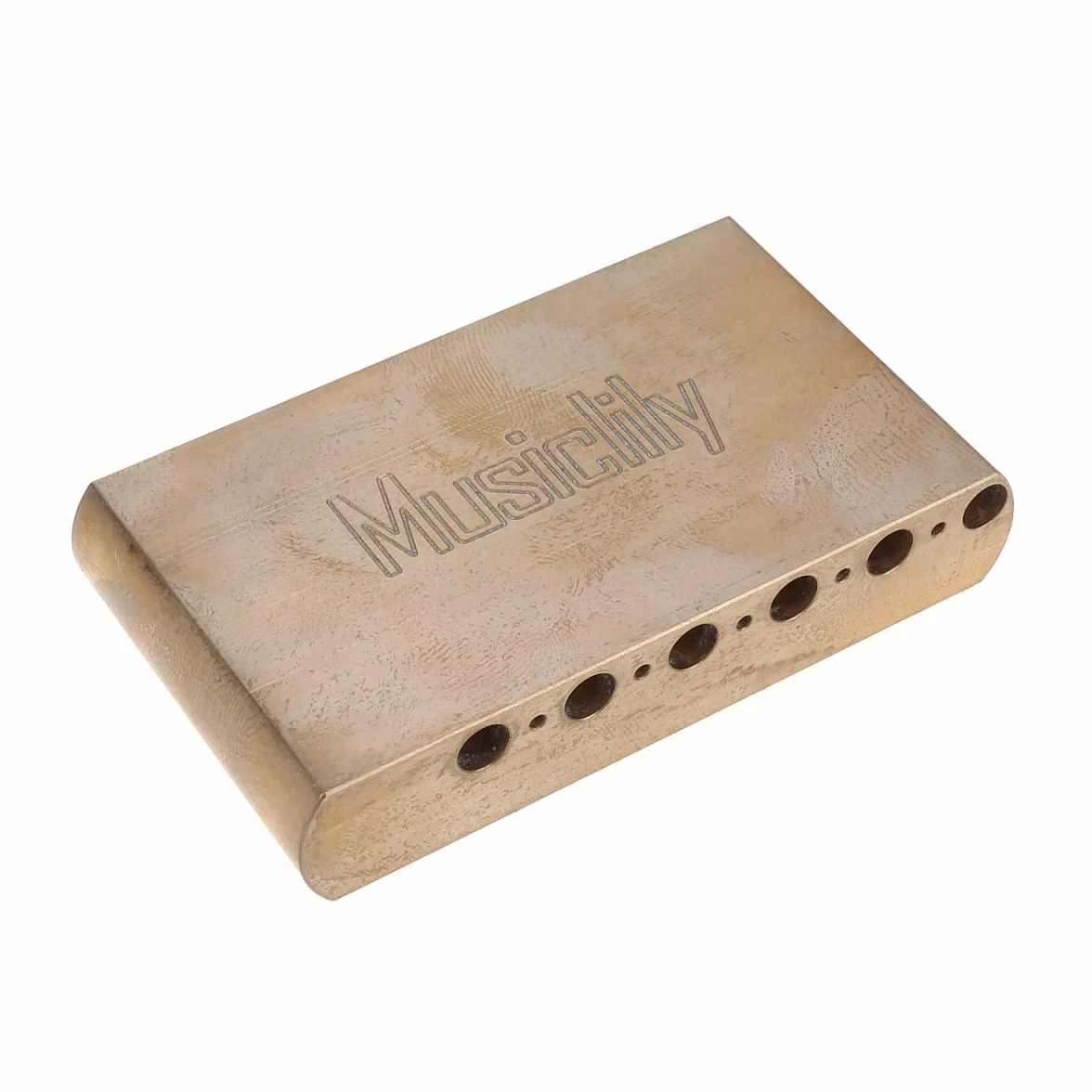 Musiclily Ultra 10.5mm Mosiężny 42mm Standardowy Blok Tremolo do Gitary Elektrycznej Mexico Fender Strat i Squier Classic Vibe