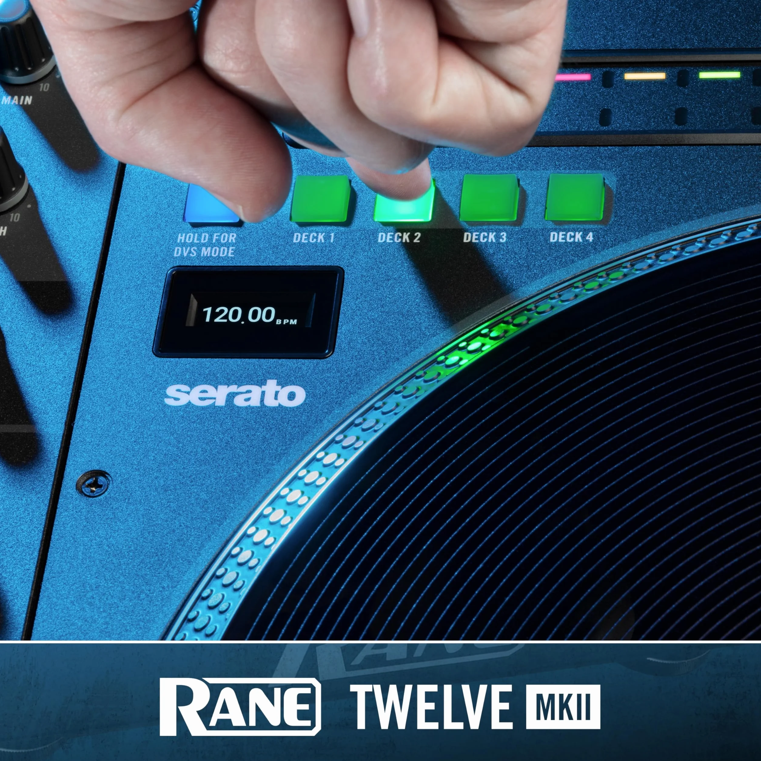 RANE TWELVE MKII - Kontroler MIDI Dla DJ-ów z Napędzanym Talerzem ze Sterowaniem USB MIDI i DVS do Traktora, Virtual DJ i Serato DJ