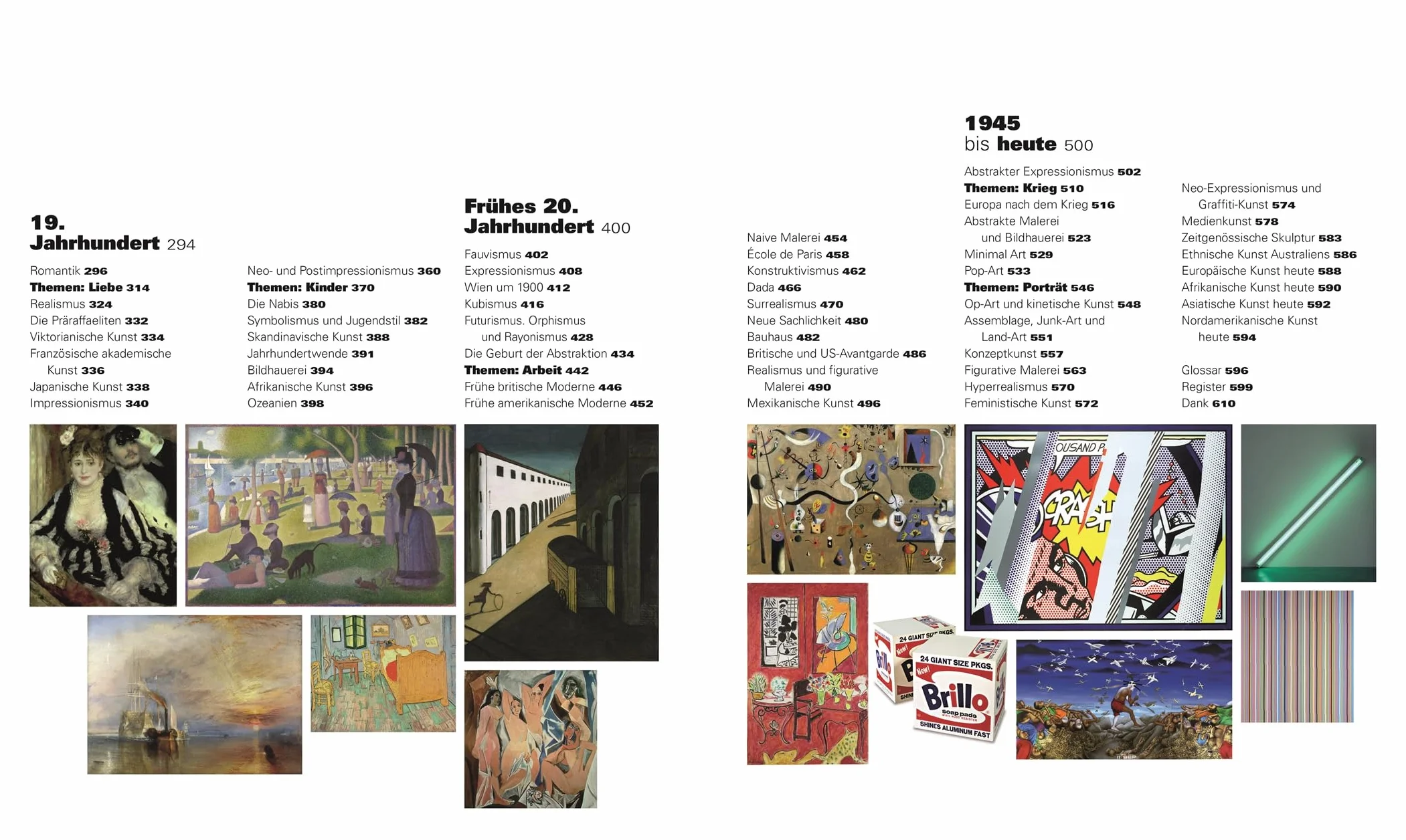 Art: Die visuelle Geschichte.Über 2500 Kunstwerke von der Frühzeit bis zur Gegenwart