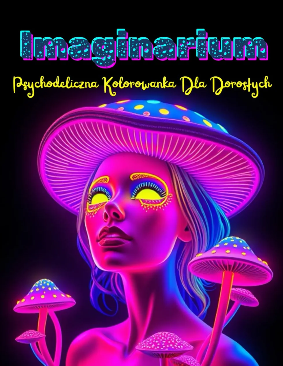 Imaginarium: Psychodeliczna Kolorowanka Dla Dorosłych. 50 Obrazków do Kolorowania Nie z Tej Ziemi: Wkrocz Do Magicznego Świata Roślin, Grzybów, Psychodelicznych Krajobrazów i więcej!