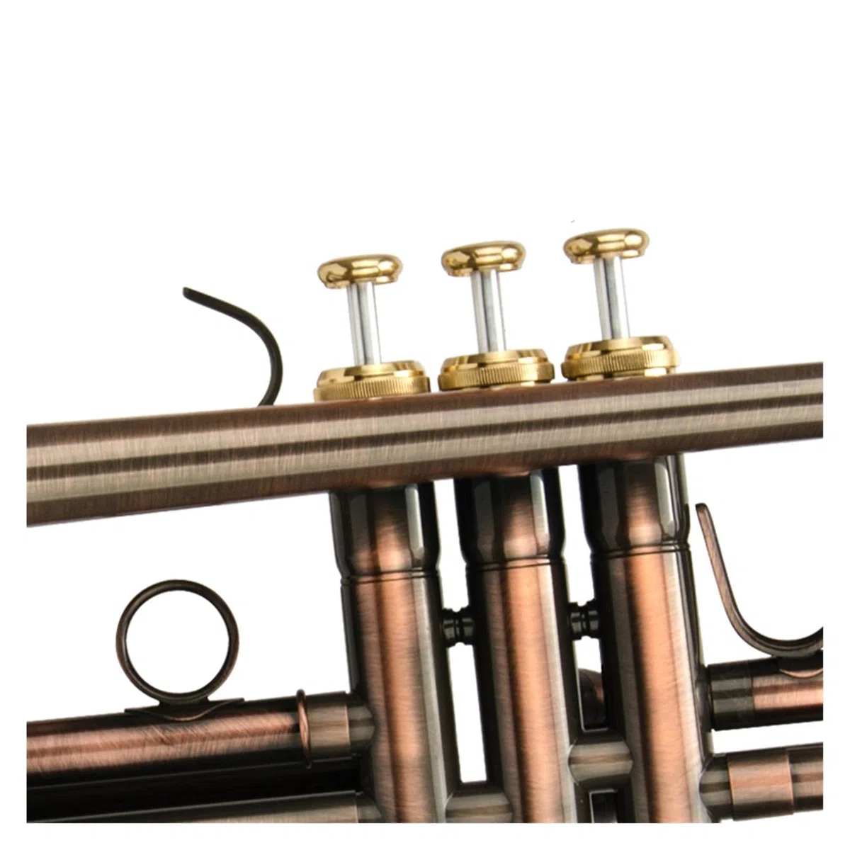 trąbka instrument Zabytkowa trąbka w kolorze B-dur trąbka trąbkowa