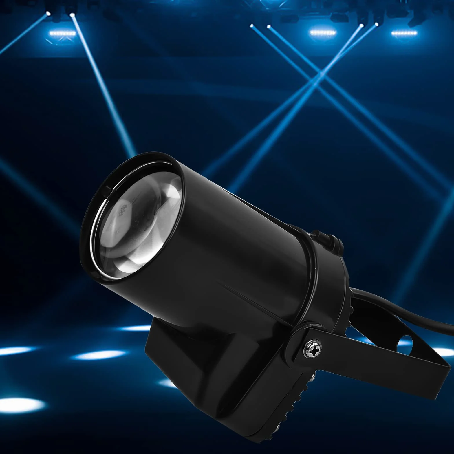 Jinlaili 5 W LED Pin Spot Light do lustra, oświetlenie dyskotekowe, białe reflektory sceniczne, reflektory sceniczne z lustrem kulowym, reflektory LED do dyskoteki, do KTV, baru, klubu, imprezy
