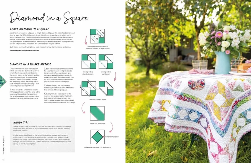 Alice's Wonderland Sampler Quilt: 100 Quilt Blocks to Improve Your Sewing Skills