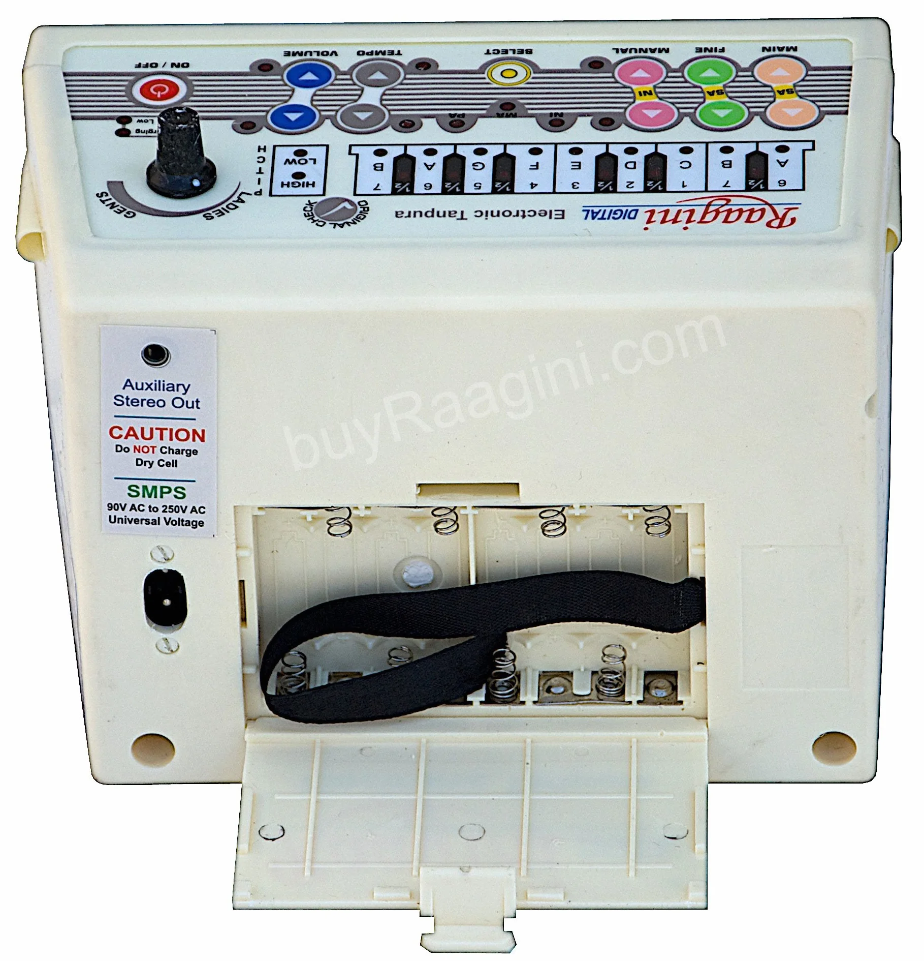 Raagini Cyfrowa elektroniczna tanpura od Sound Labs - Tambura (PDI-DG)