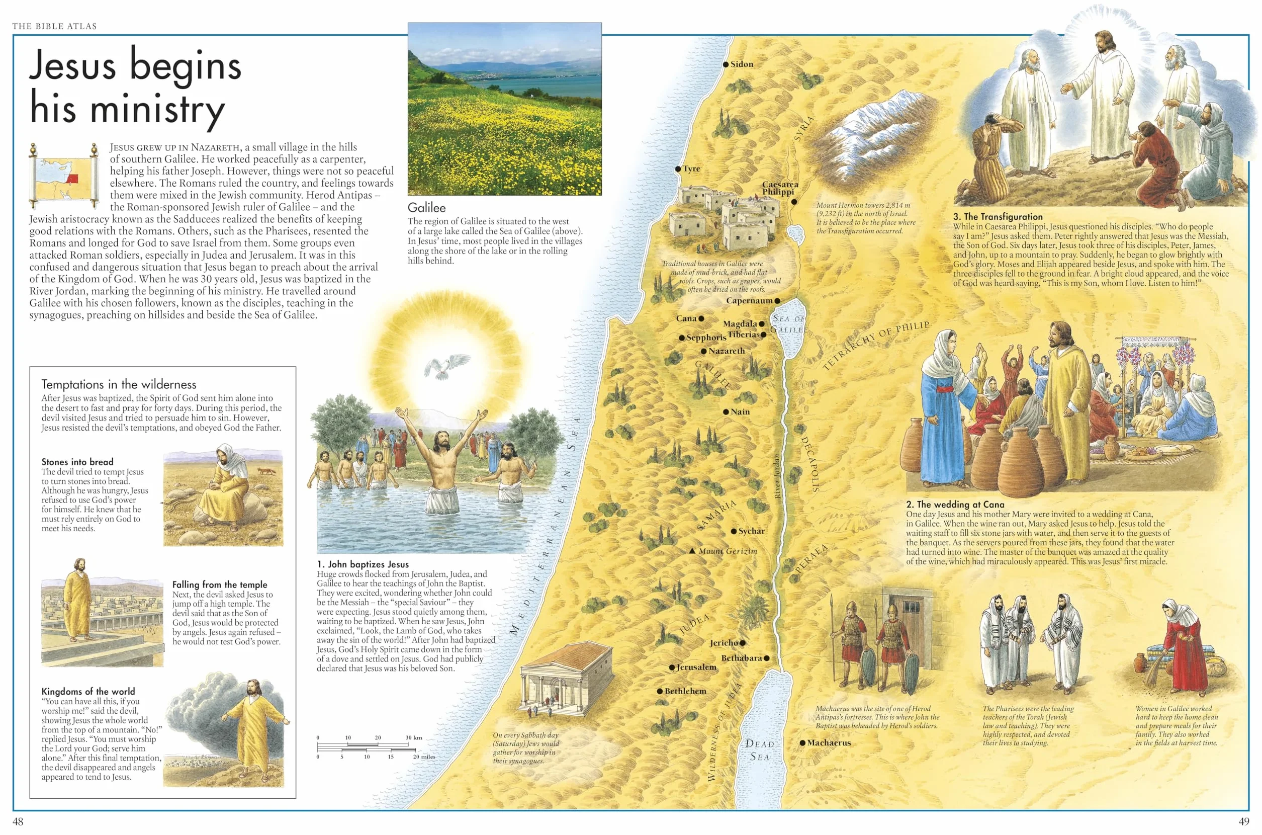 The Bible Atlas: A Pictorial Guide to the Holy Lands