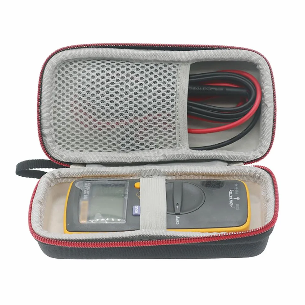 EVA torba podróżna do TASCAM DR-05/DR-07 przenośny rejestrator cyfrowy przenośna torba do przechowywania z kieszenią siatkową kompatybilna z TASCAM DR-05/DR-07