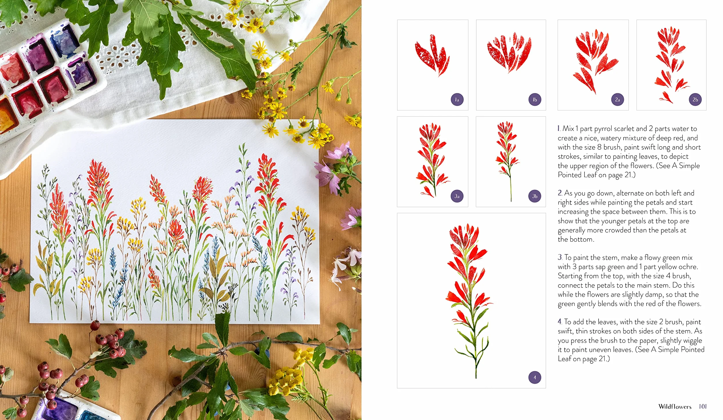 Wildflower Watercolor: The Beginner's Guide to Painting Beautiful Florals