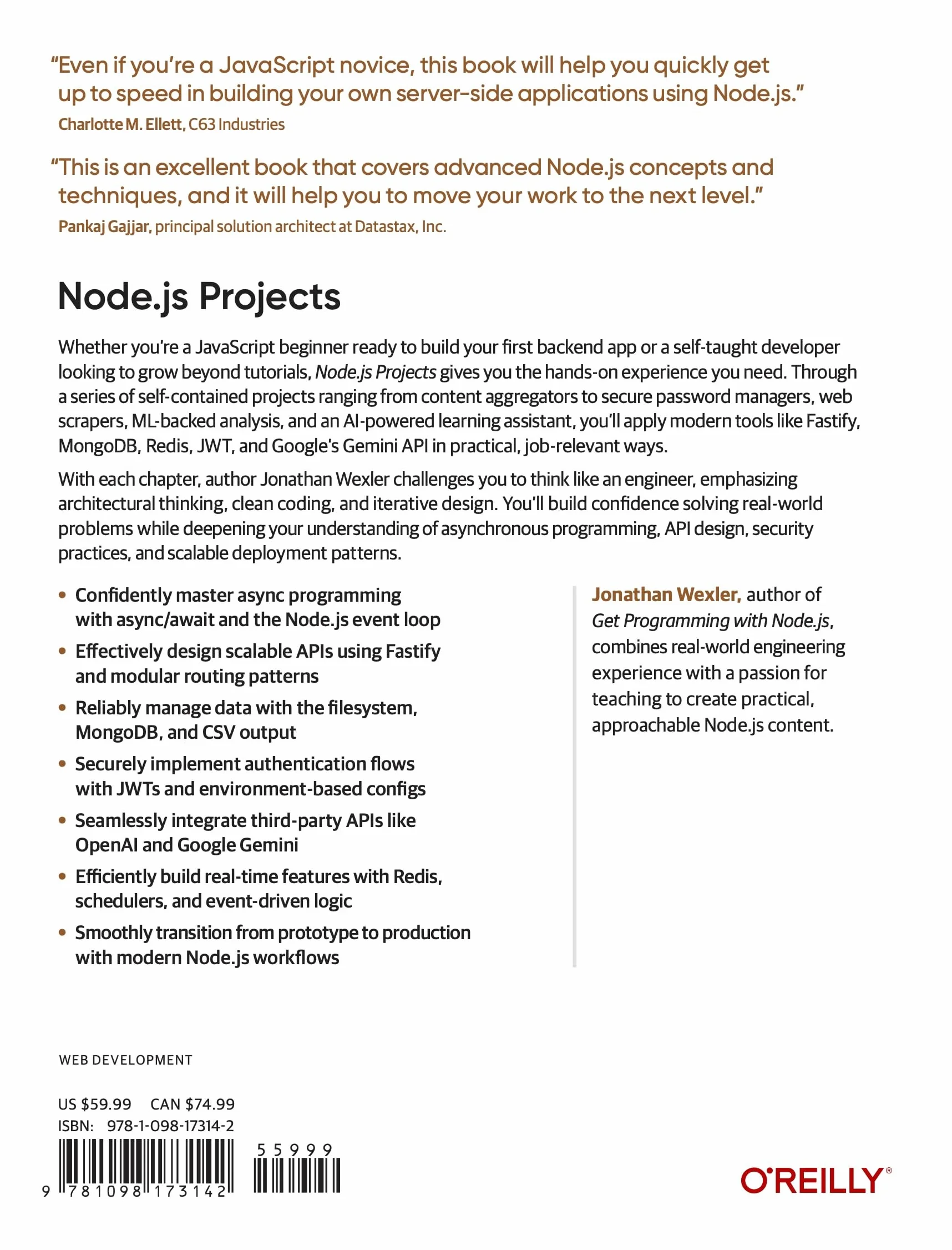 Node.Js Projects: Building Real-World Web Applications and Backend APIs