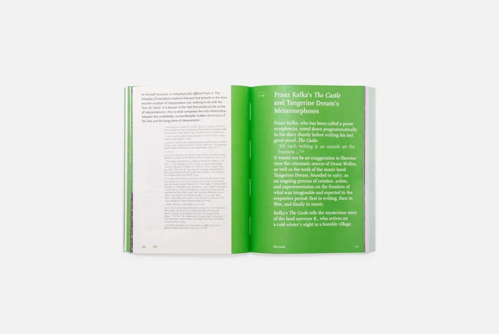 K: Martin Kippenberger's "The Happy End of Franz Kafka's Amerika" Accompanied by Orson Welles' Film "The Trial" and Tangerine Dream's Album "The Castle"