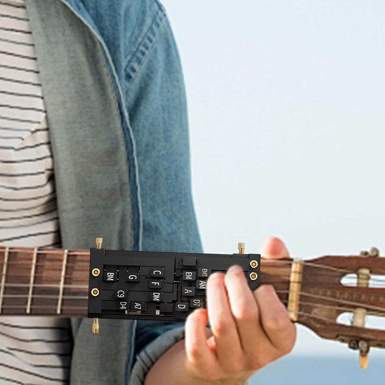 Narzędzia do nauki gry na gitarze - wielofunkcyjne narzędzie do nauki akordów | Narzędzie edukacyjne dla początkujących seniorów do muzyki domowej