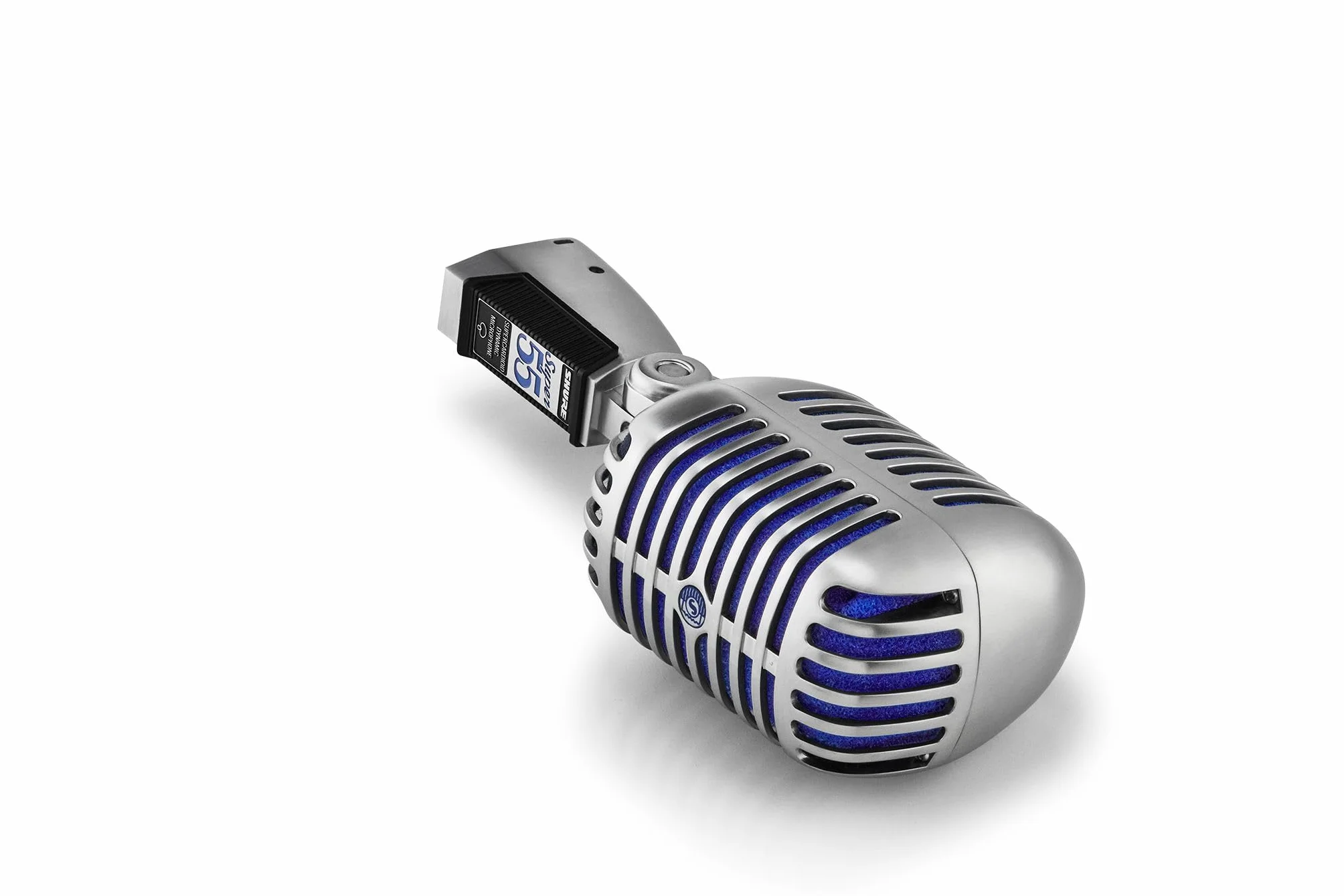 Shure Super 55 Deluxe Mikrofon wokalny - klasyczny kardioidalny dynamiczny mikrofon, kultowy wygląd, klasyczny dźwięk